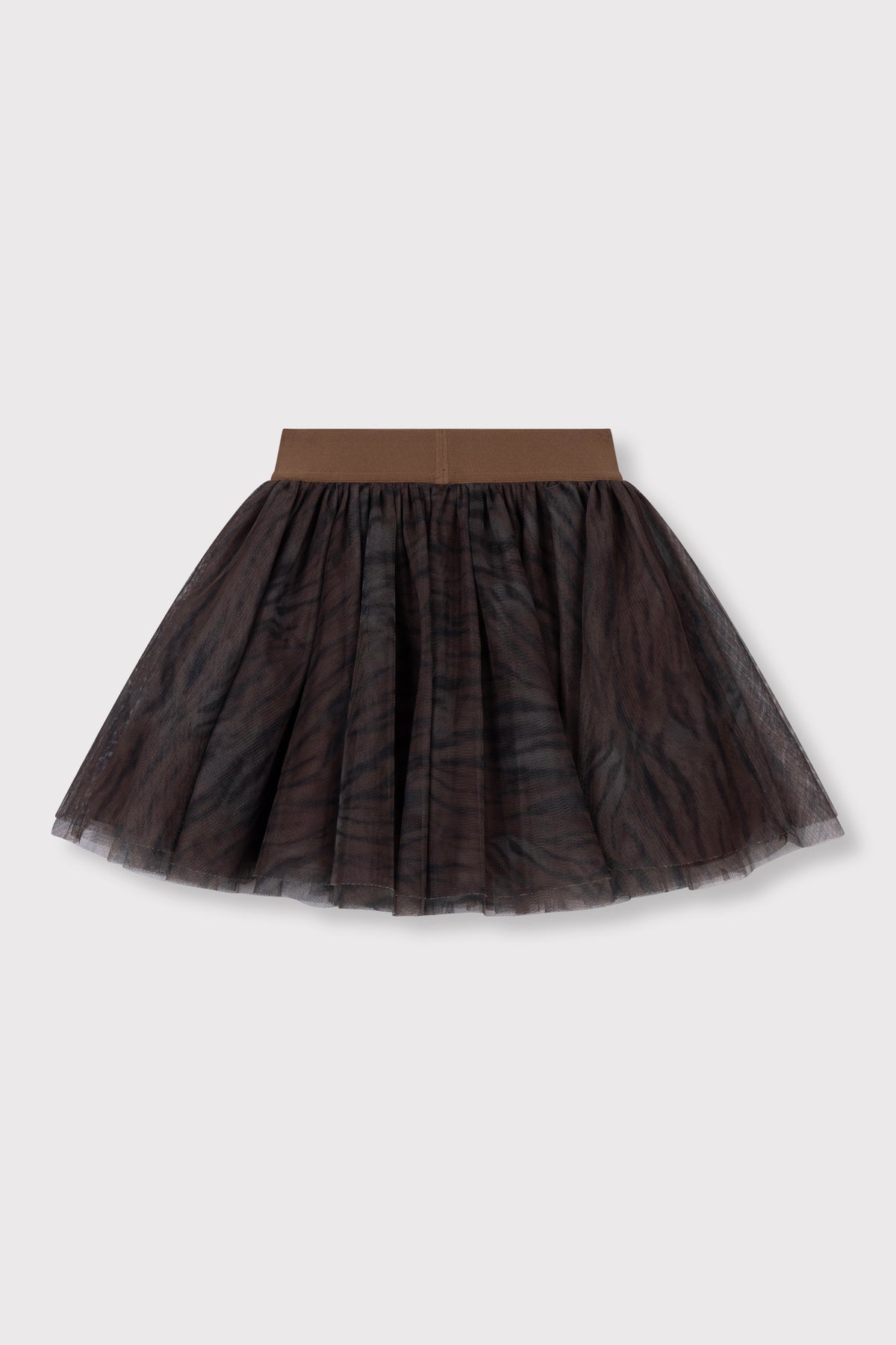 Alix Mini Woven Tiger Tule Skirt