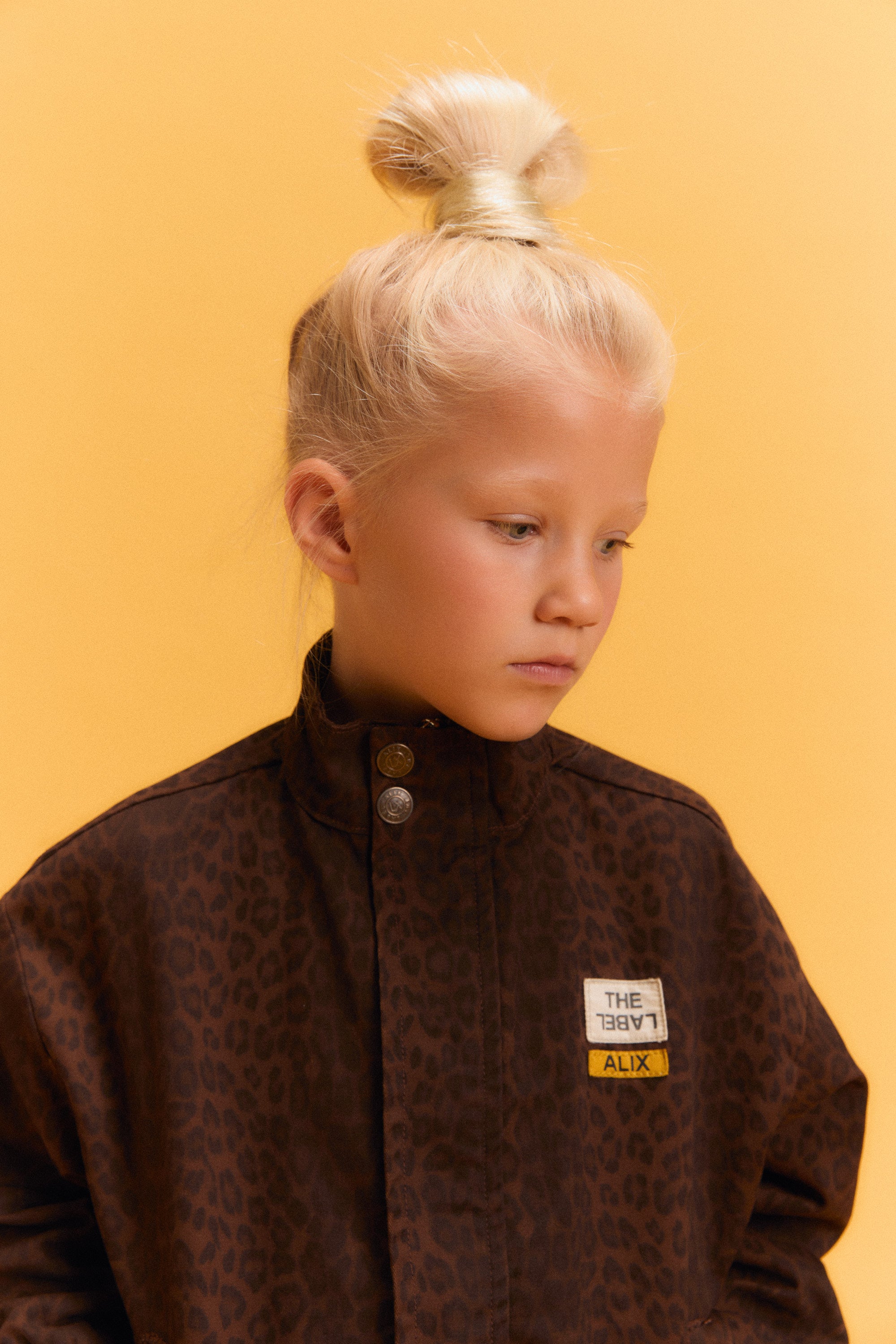Alix Mini Woven Leopard Jacket