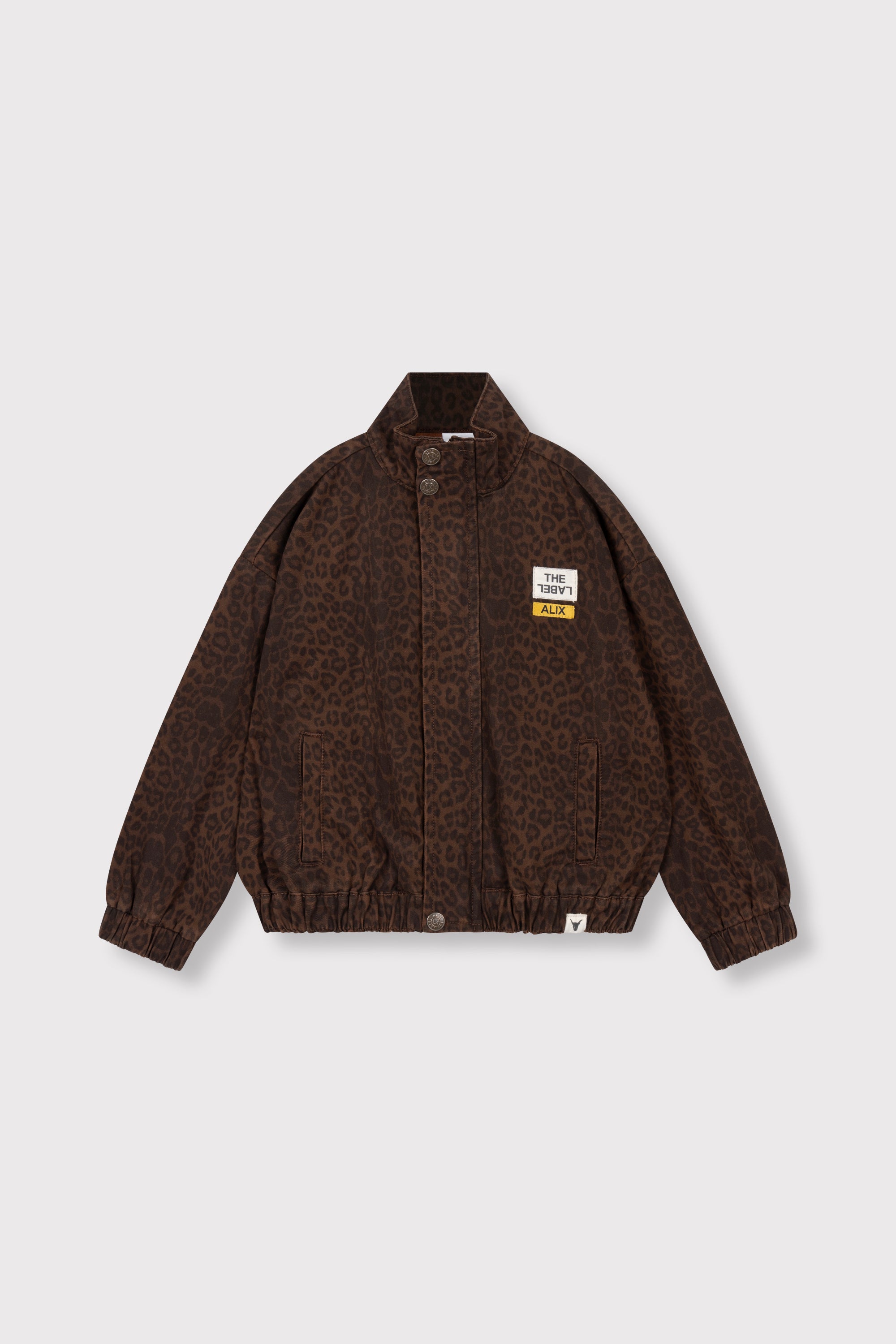 Alix Mini Woven Leopard Jacket