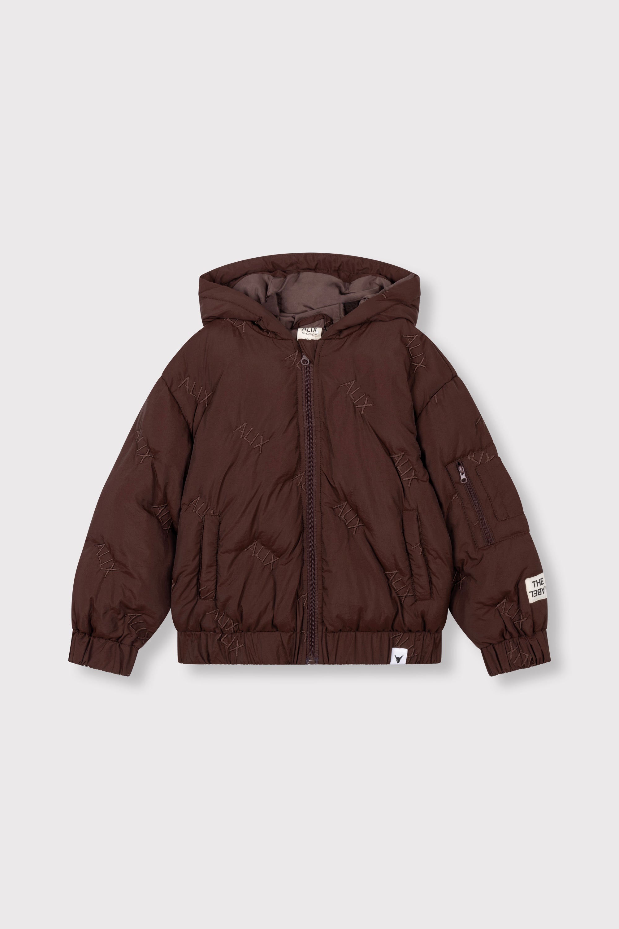 Alix Mini Quilted Winter Coat WarmBrown