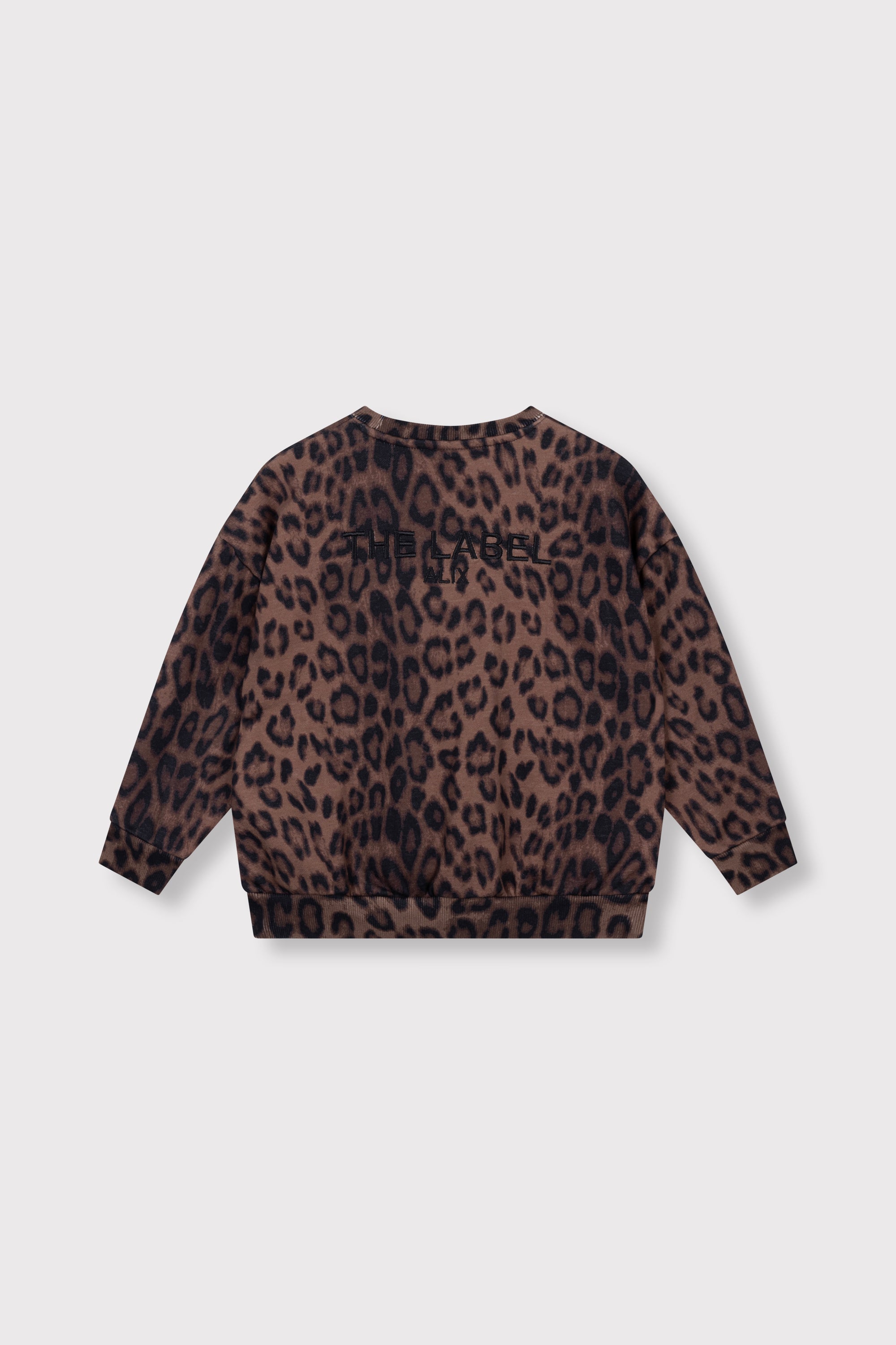 Alix Mini Kids Knitted Leopard Sweater