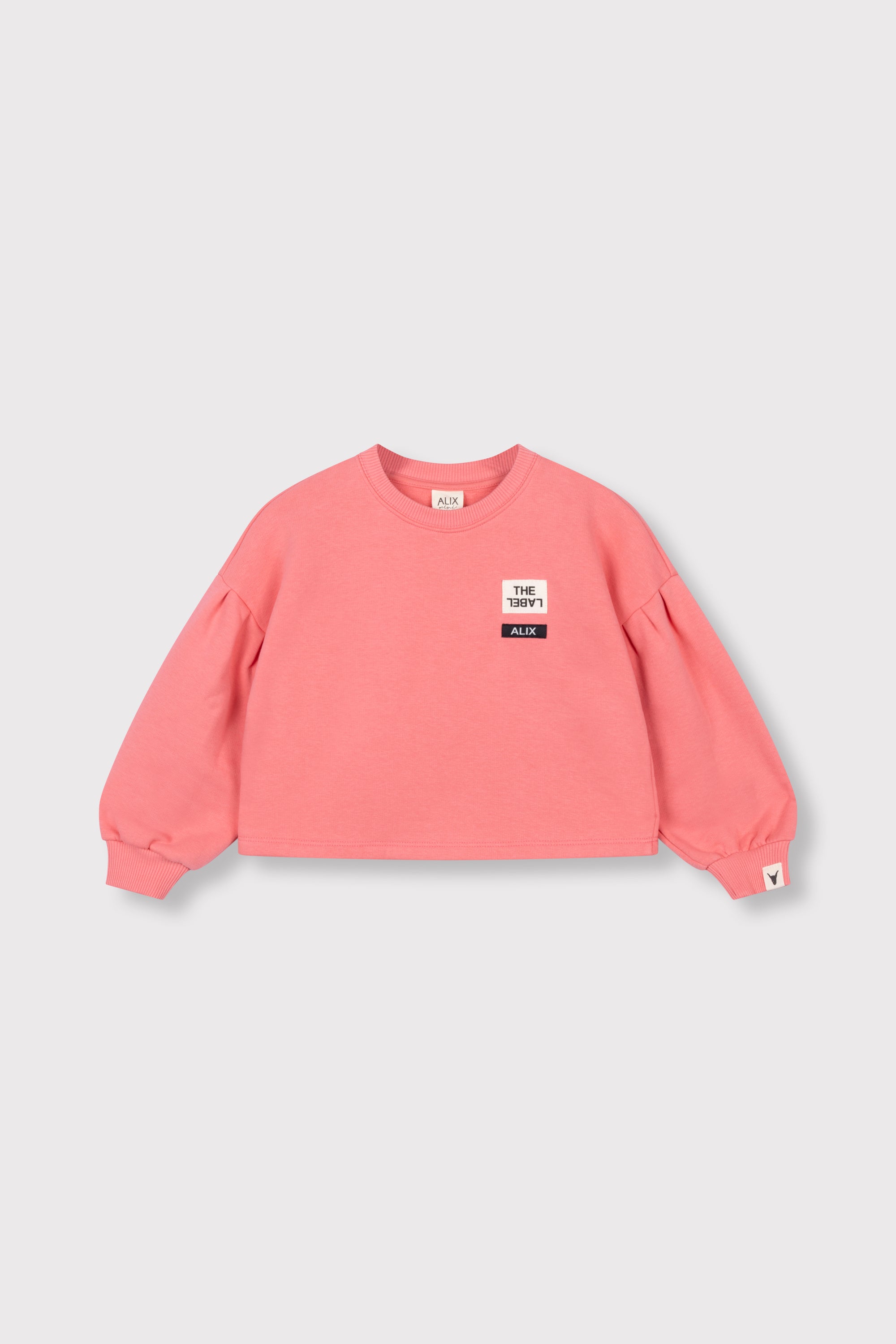 Alix Mini Cropped Sweater Bright Coral