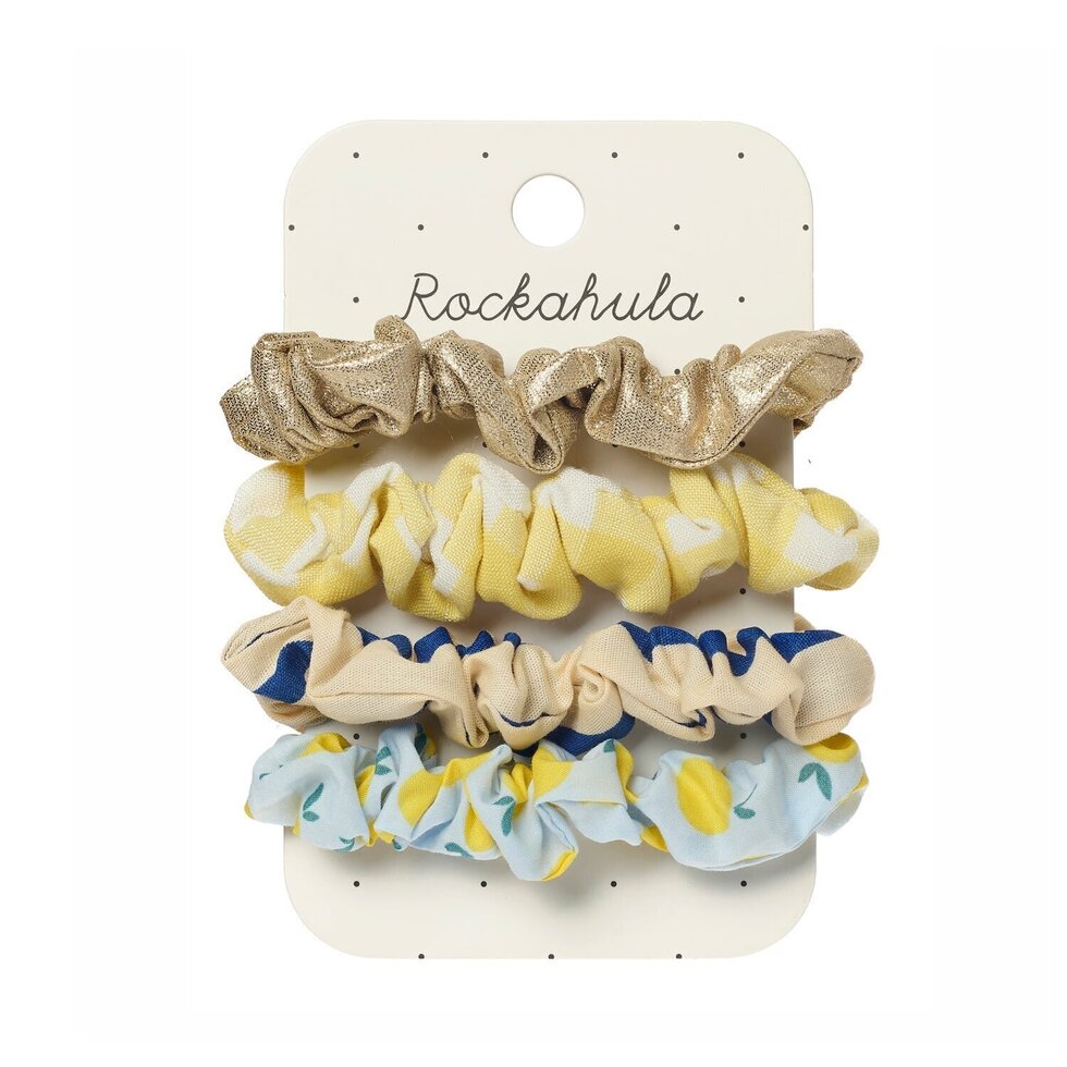 Rockahula Lemon Drop Scrunchies Set