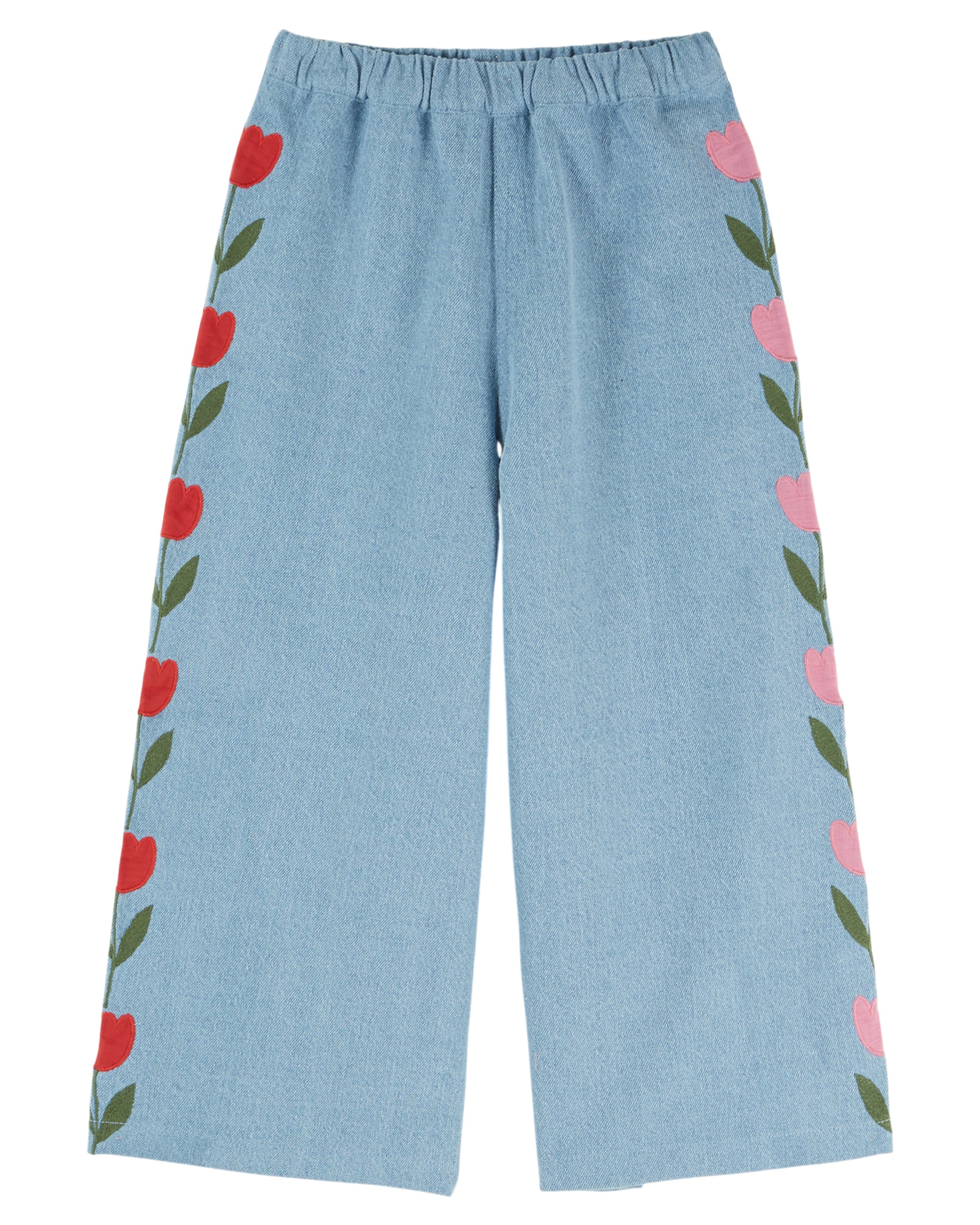 Emile & Ida Pantalon Denim Brode Tullip