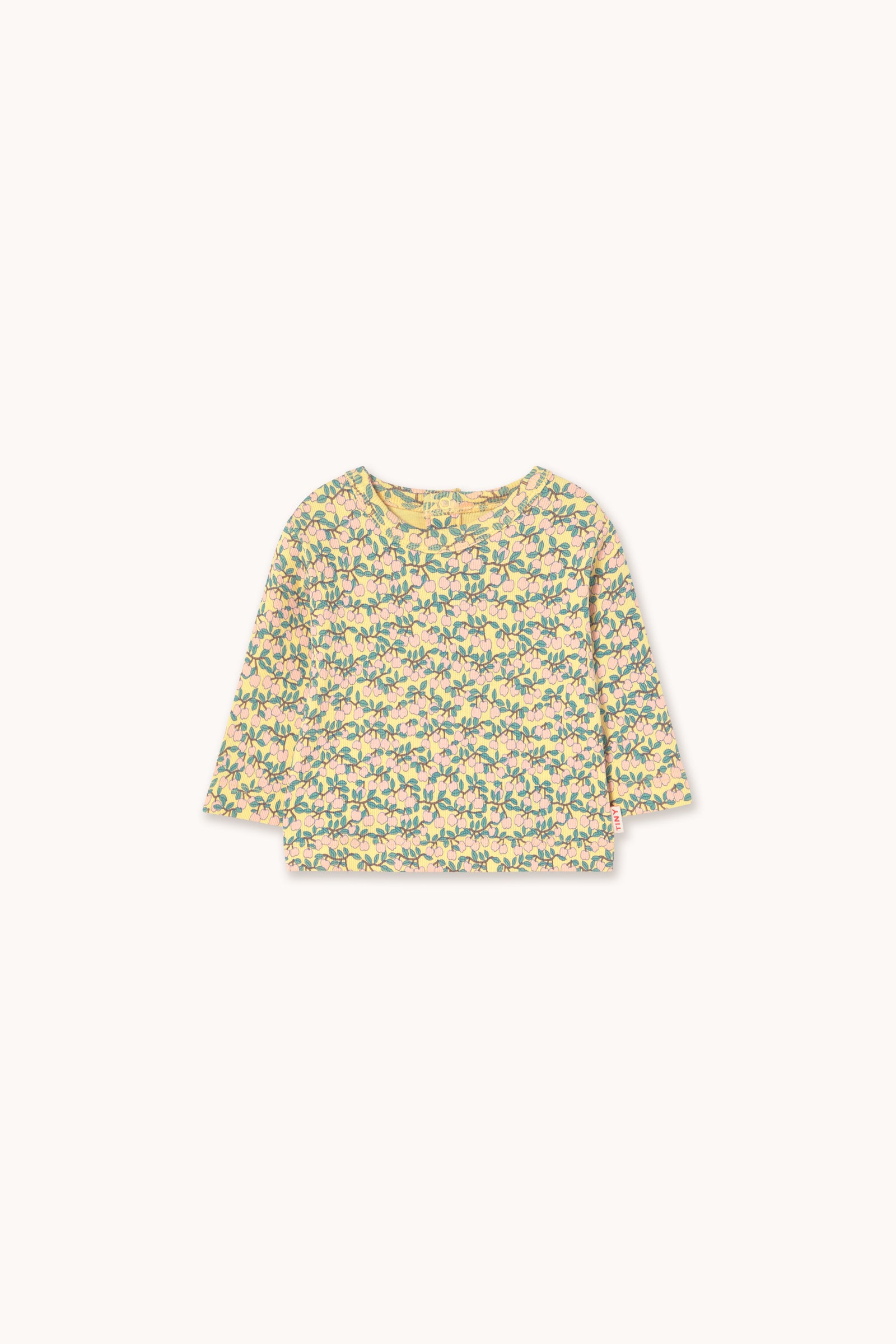 Tiny Cottons Mini Apples Aop Rib Baby Tee