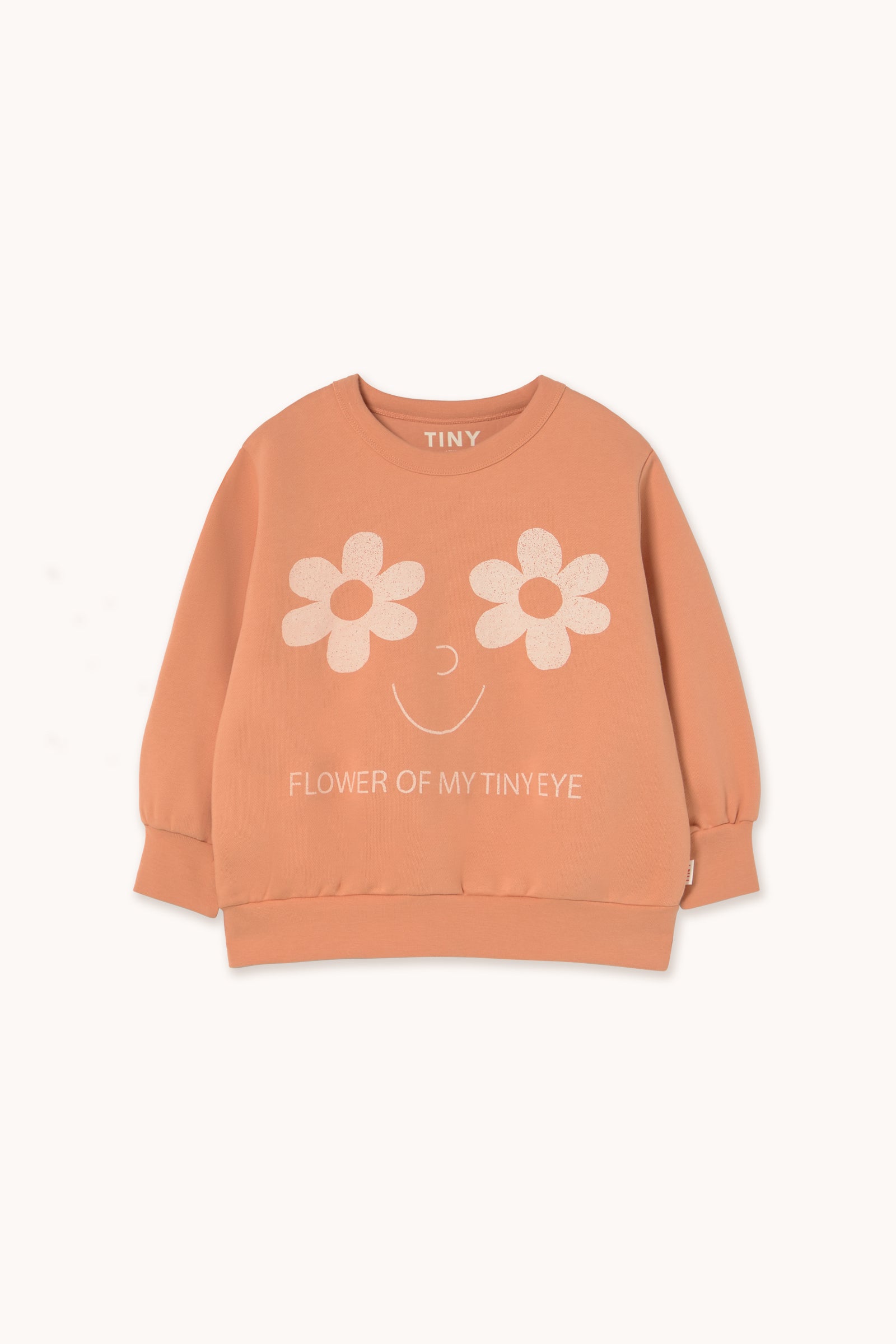 Tiny Cottons Flowers Eyes Graphic Sweatshirt