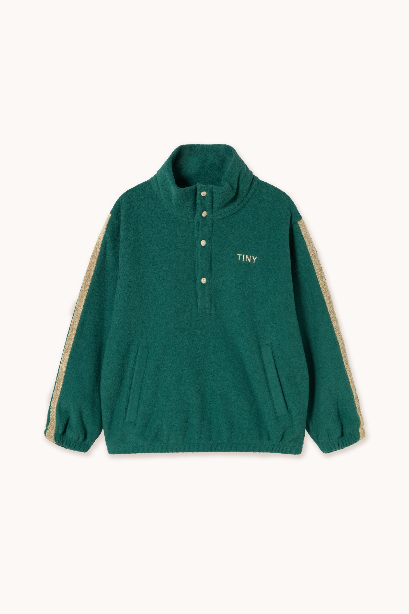 Tiny Cottons Towel Mockneck Sweatshirt Boys