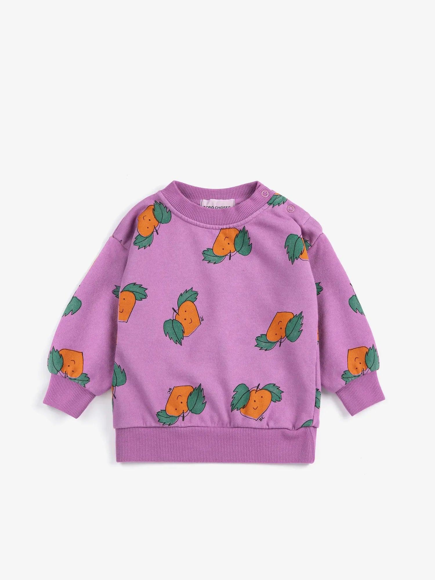 Bobo Choses Tangerine All Over Sweatshirt Baby