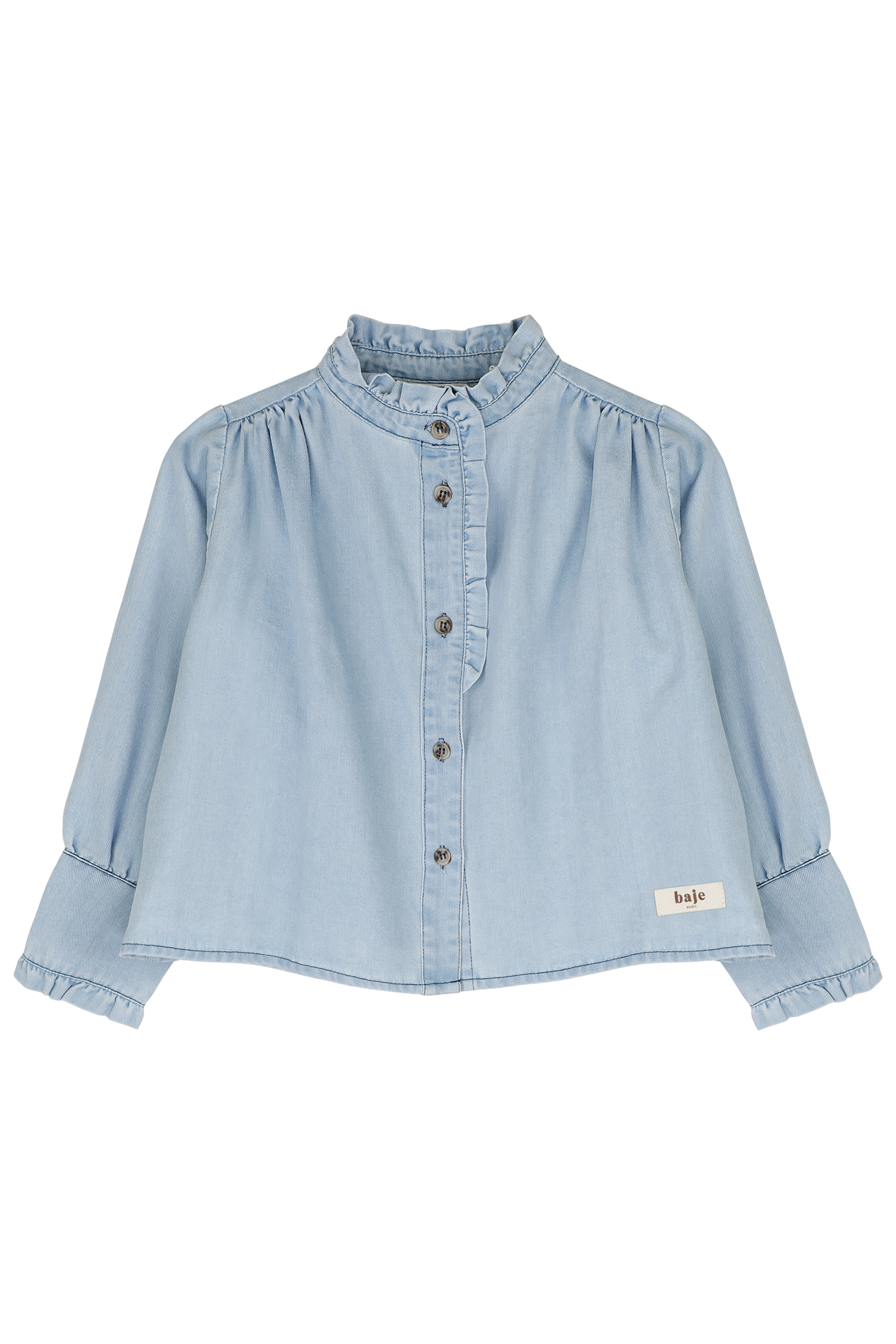 Baje Studio Lala Blouse Blue Denim Light
