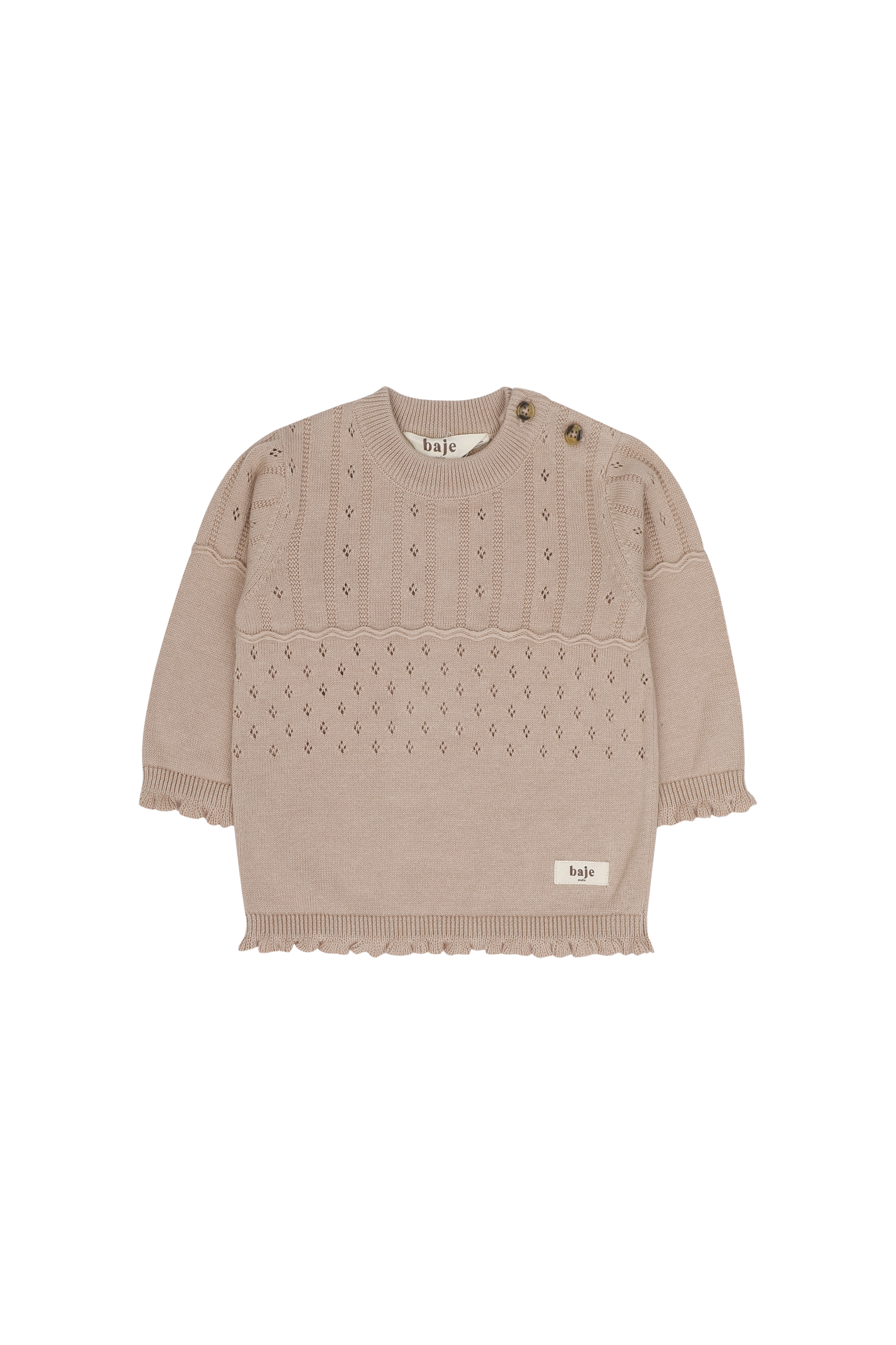 Baje Studio Larrau Baby Trui Rose Cafe