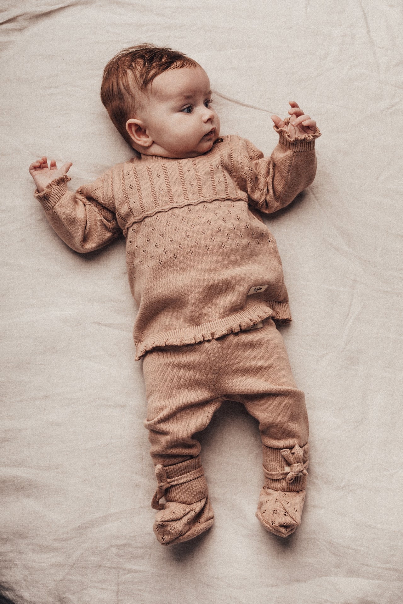 Baje Studio Larrau Baby Trui Rose Cafe