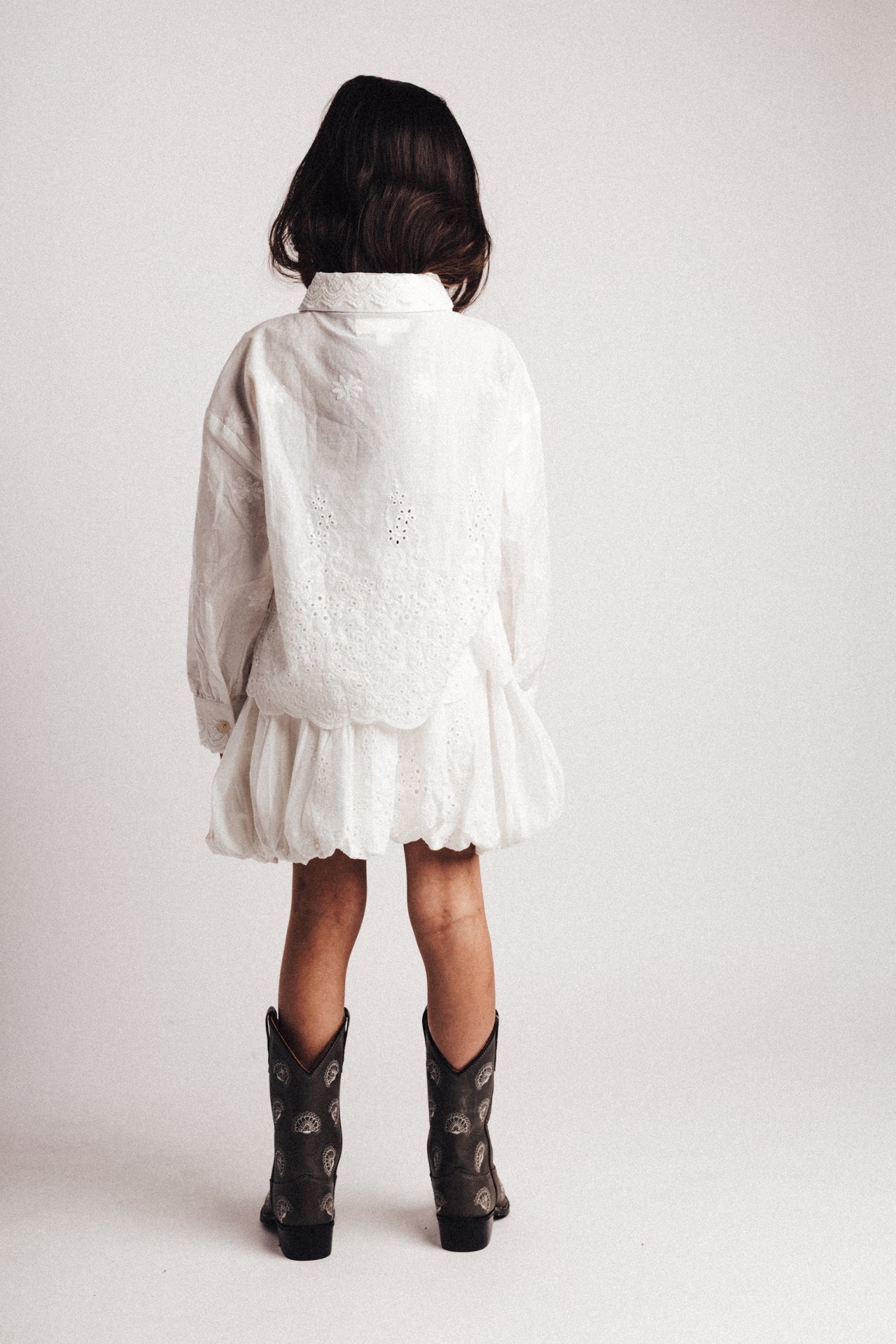 Baje Studio Lexie Ballon Rok Off White