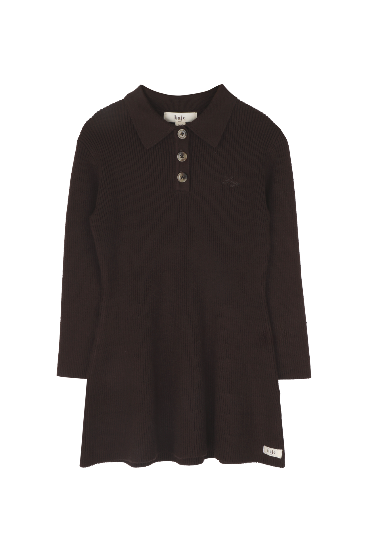 Baje Studio Norez Jurk Brown Choco