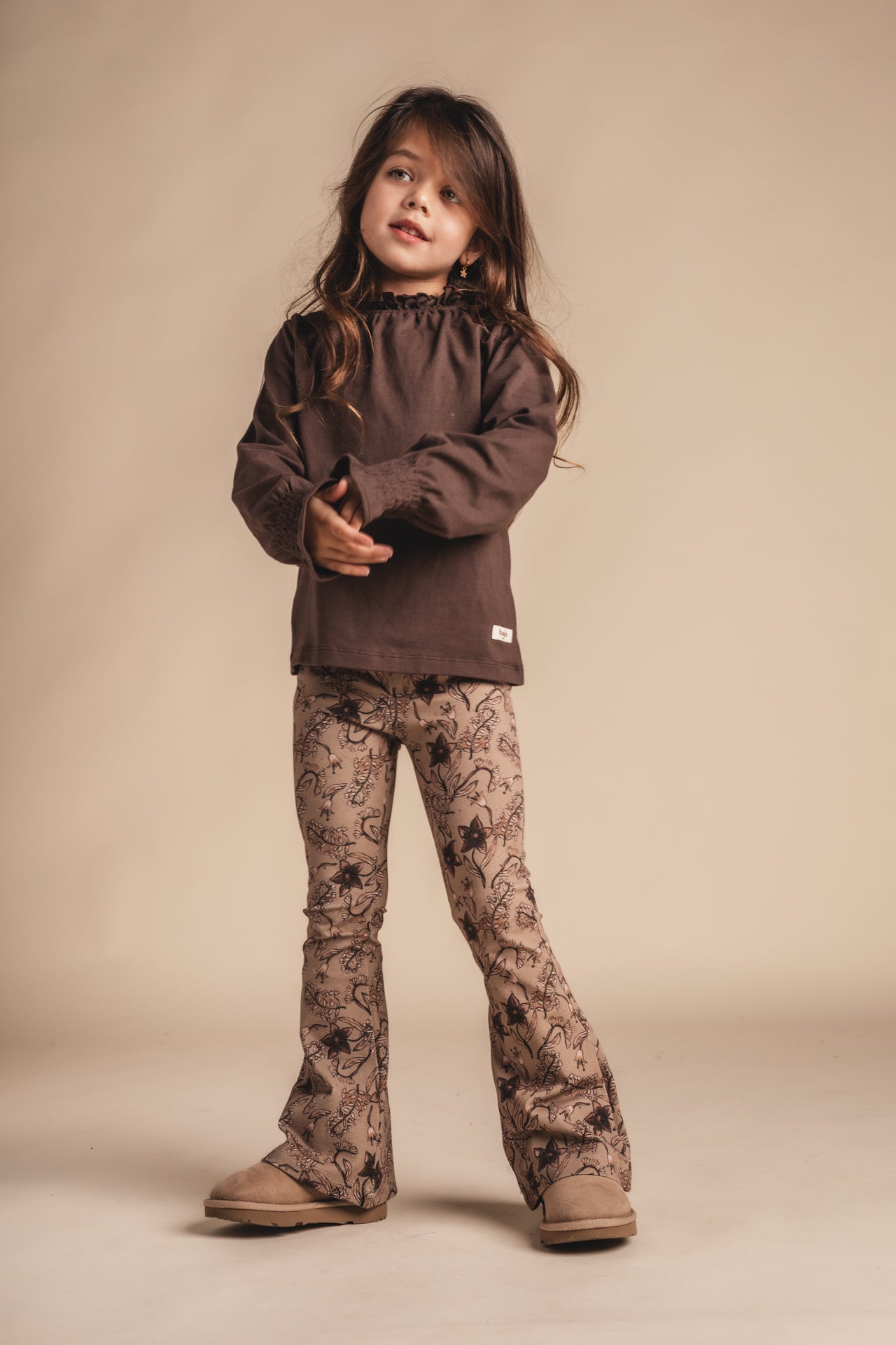 Baje Studio Healy Longleee Top Brown Choco