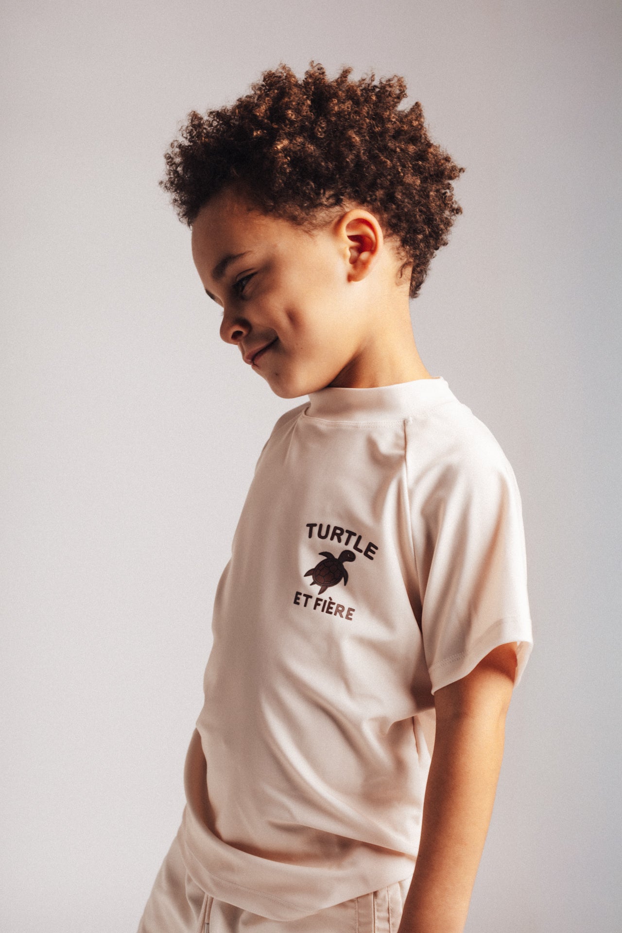 Baje Studio Sol beige Zwem T-shirt