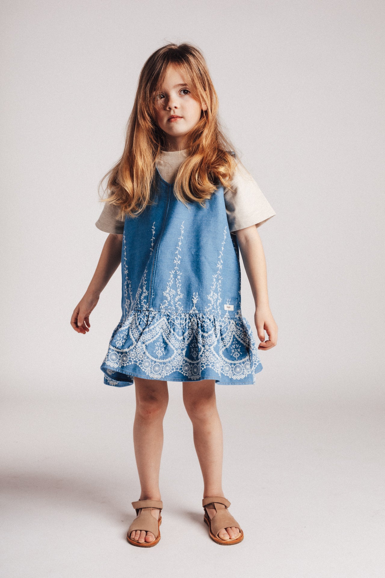 Baje Studio Saartje Blue Denim Jurk