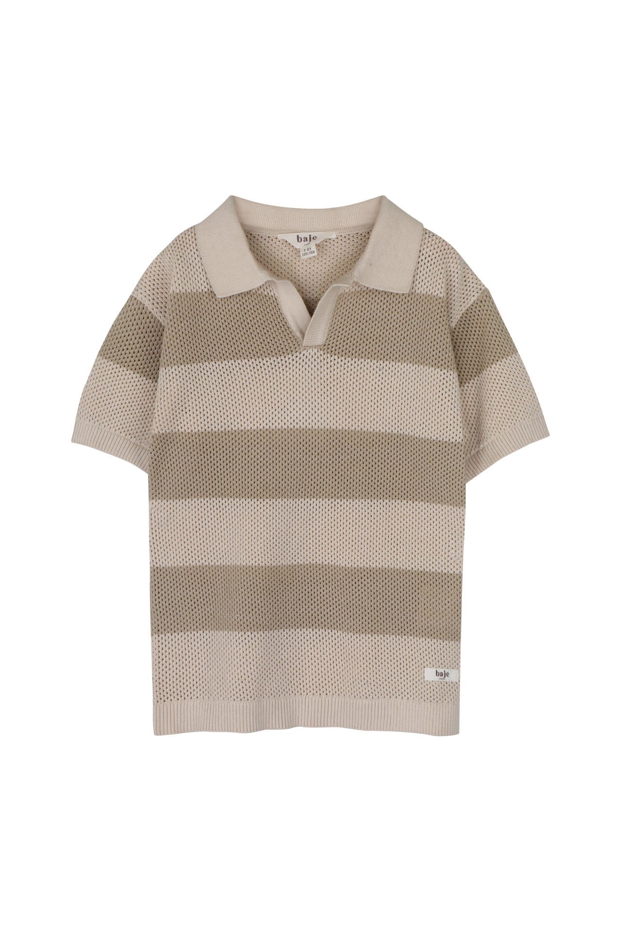 Baje Studio Sev Polo T-shirt Taupe
