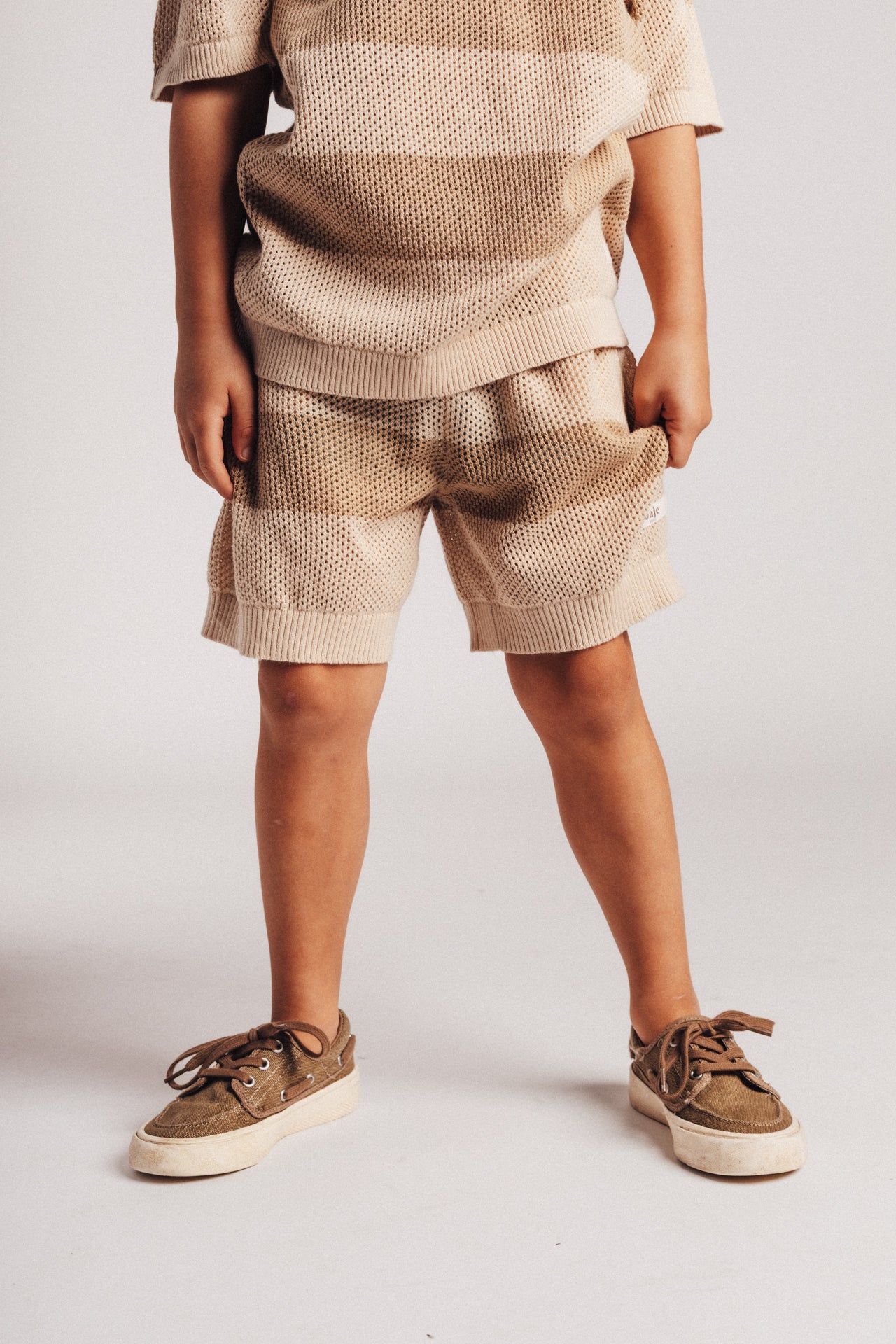 Baje Studio Seth Taupe Korte Broek