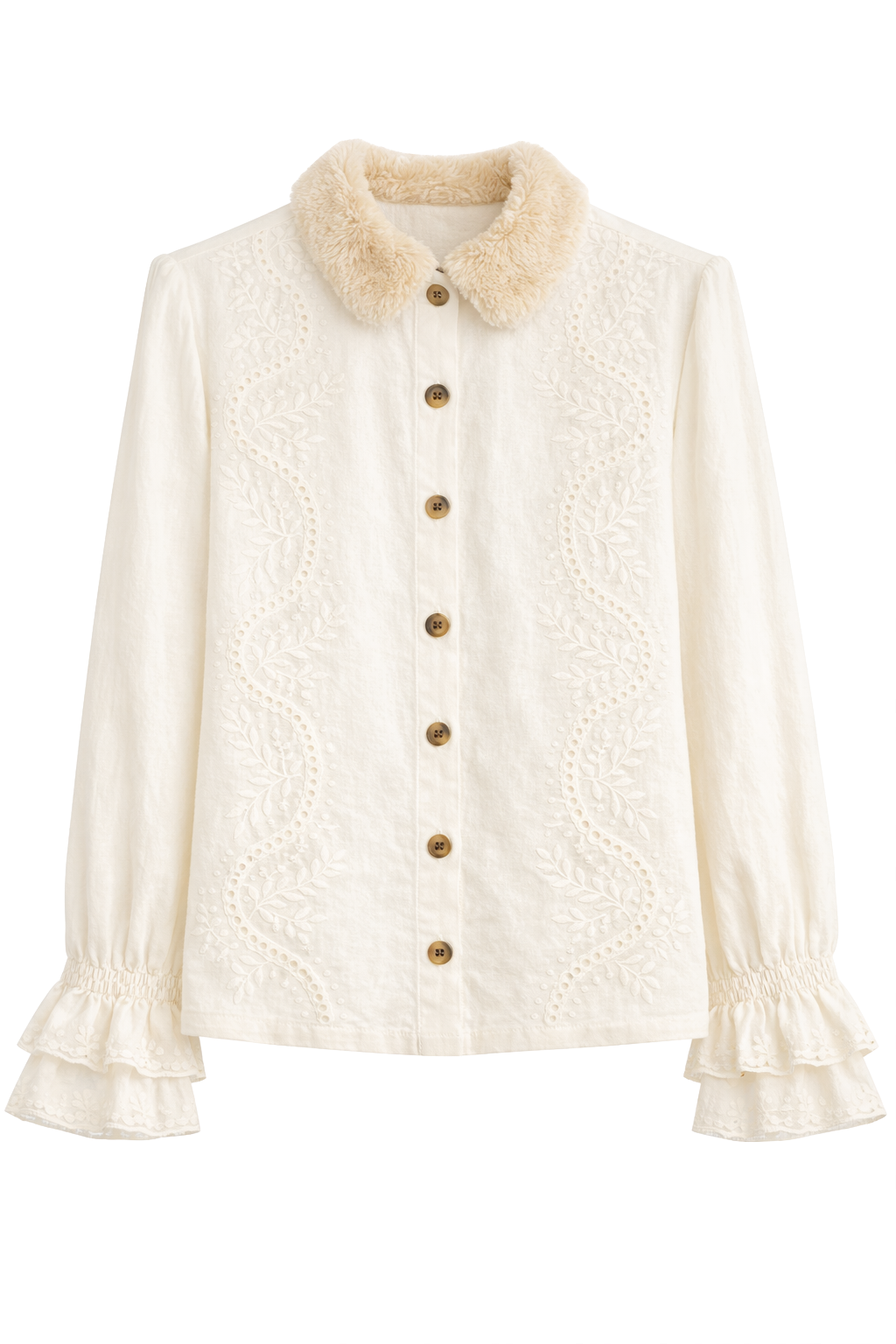 Baje Studio Kaia Off White Blouse