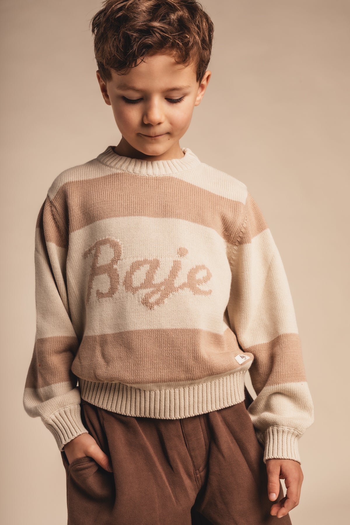 Baje Studio Miro Trui Beige