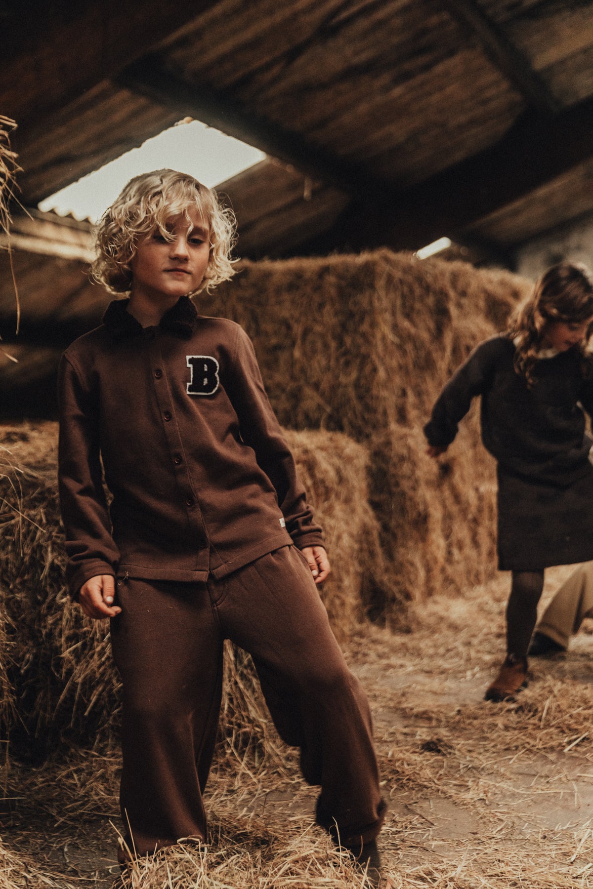 Baje Studio Bai shirt Brown Dark