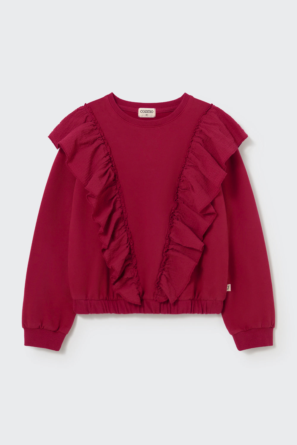 My Little Cozmo Biancak Prune-Elastic Fleece Sweat