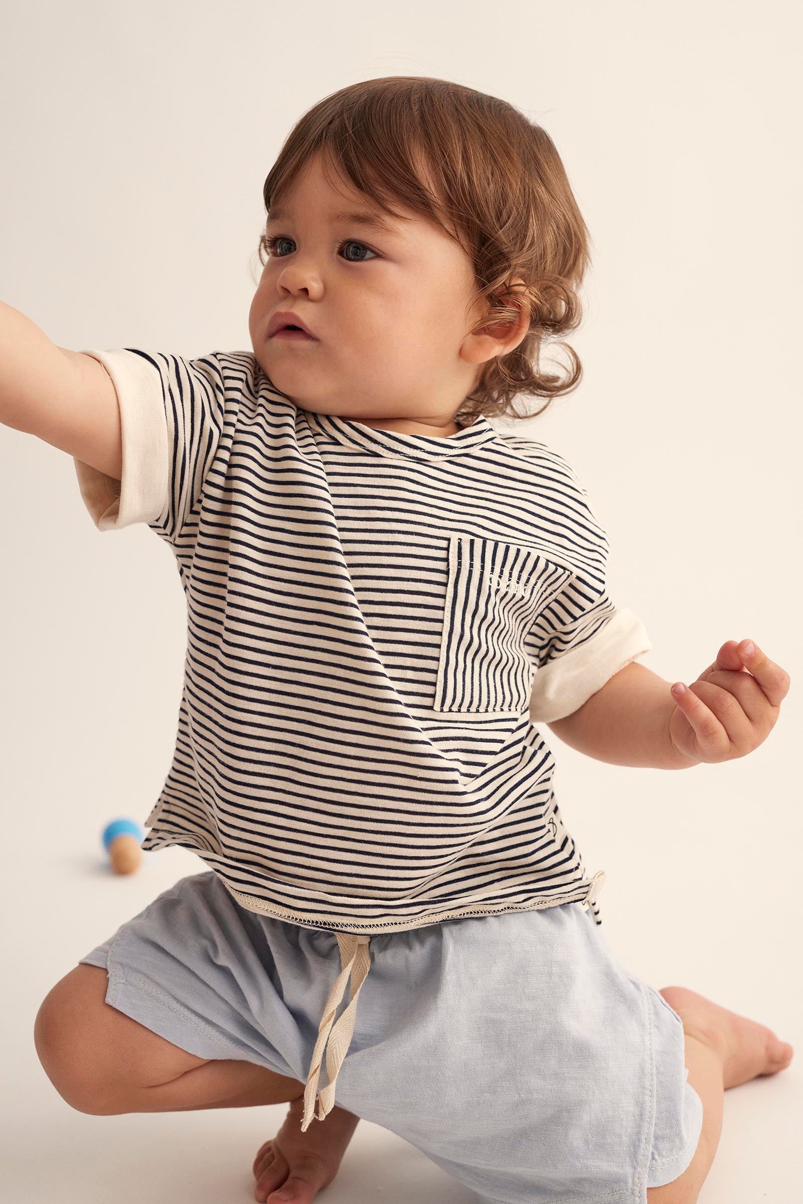 My Little Cozmo Stripe Baby T-shirt