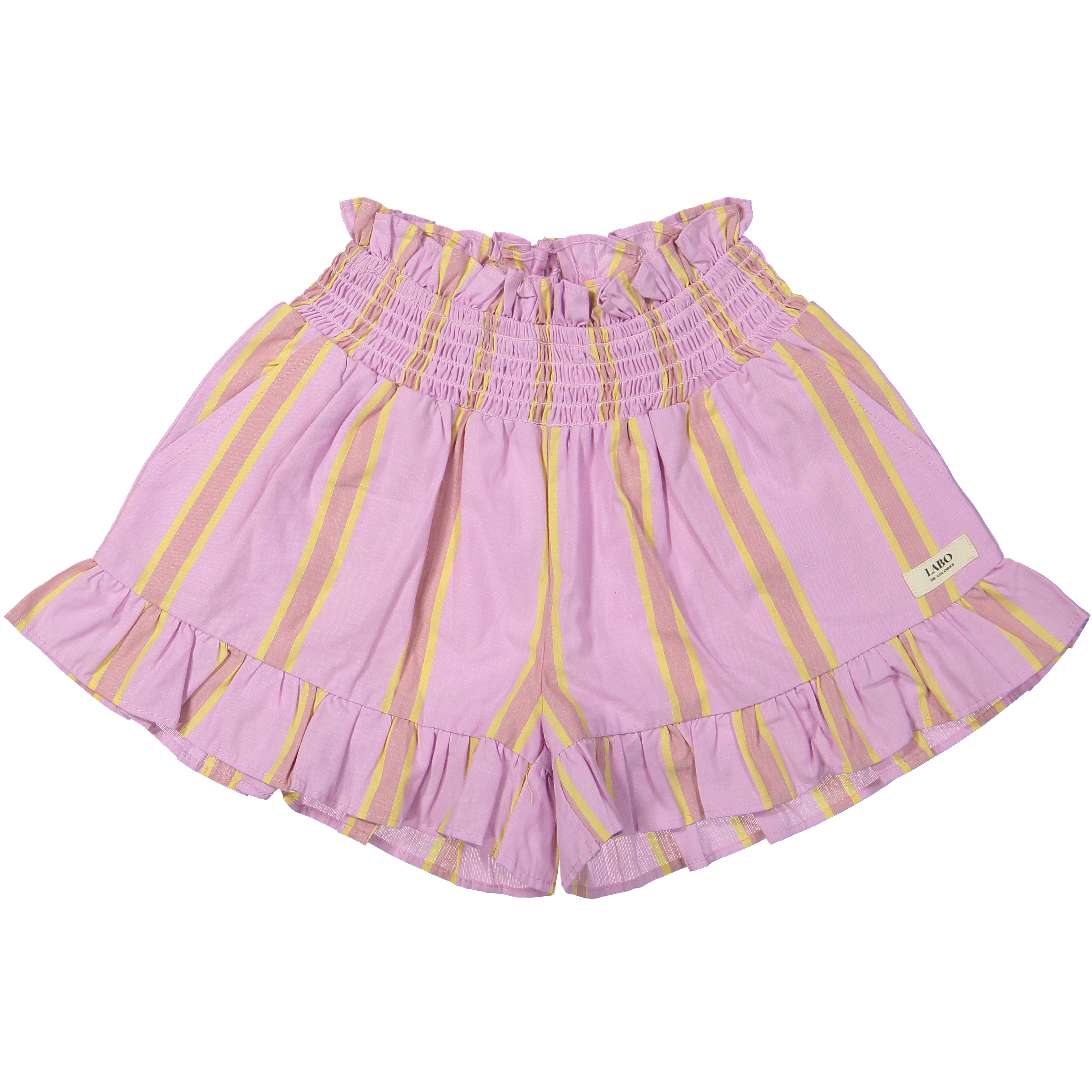 Labo de Colores Short Striped Pink Mulberry