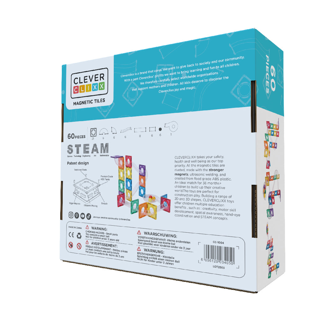 Cleverclixx Ball Run Compact Pack Intense 60 Stuks