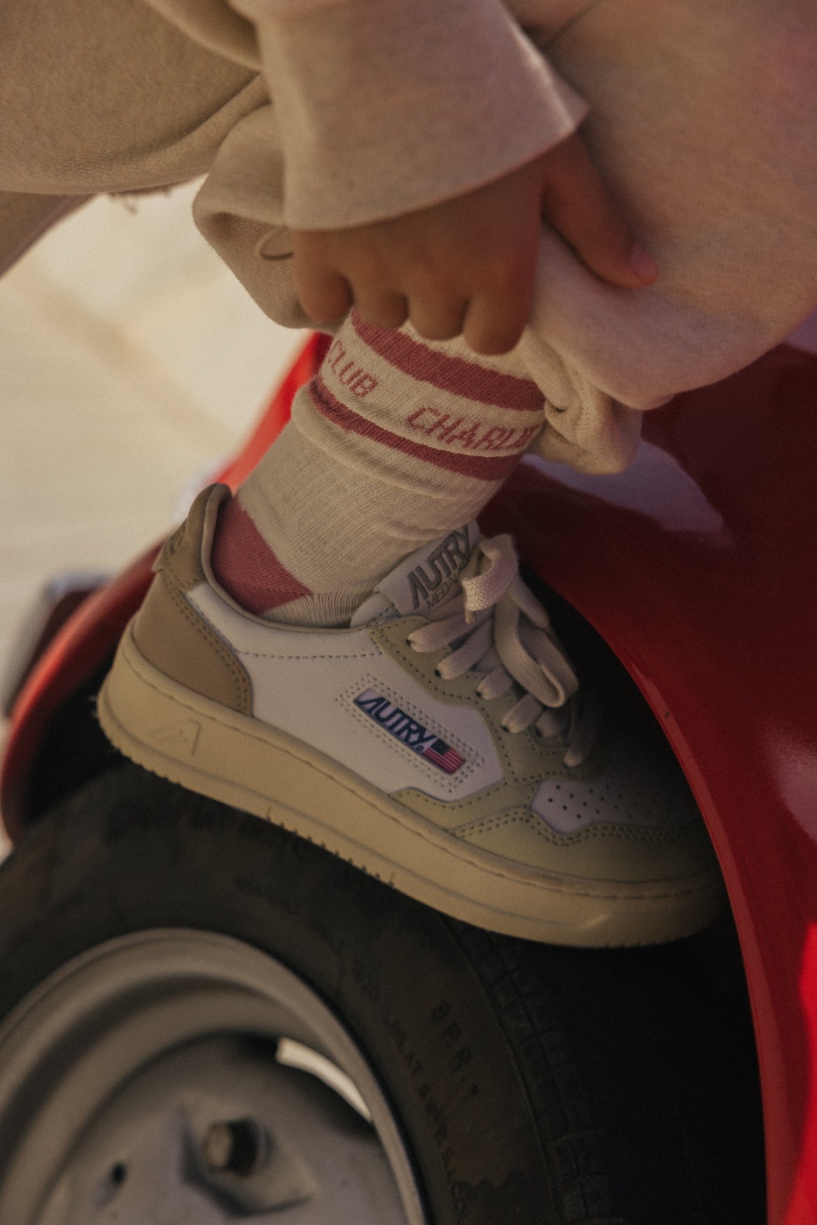 Charlie Petite Luca Sokken Pink