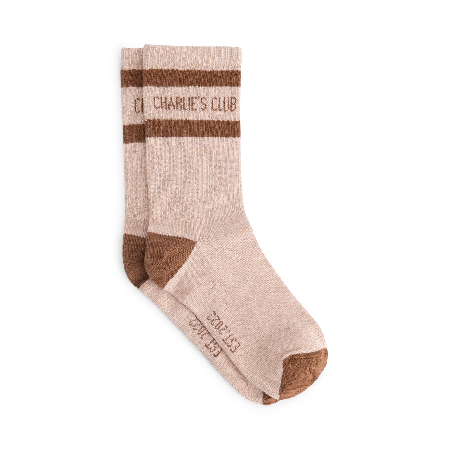 Charlie Petite Luca Sokken Smoke Grey With Brown