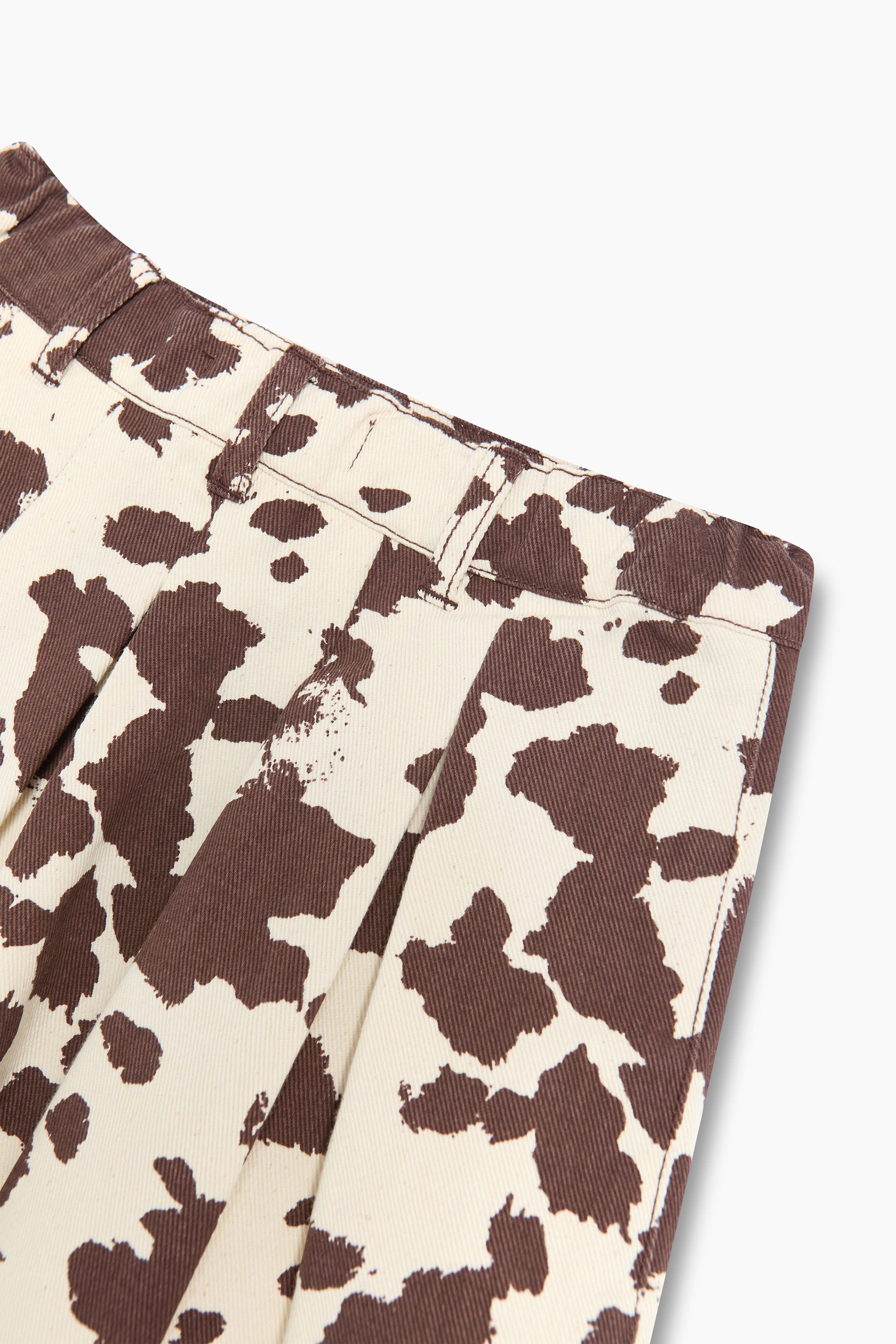 The New Society Dakota Skirt Cow Print