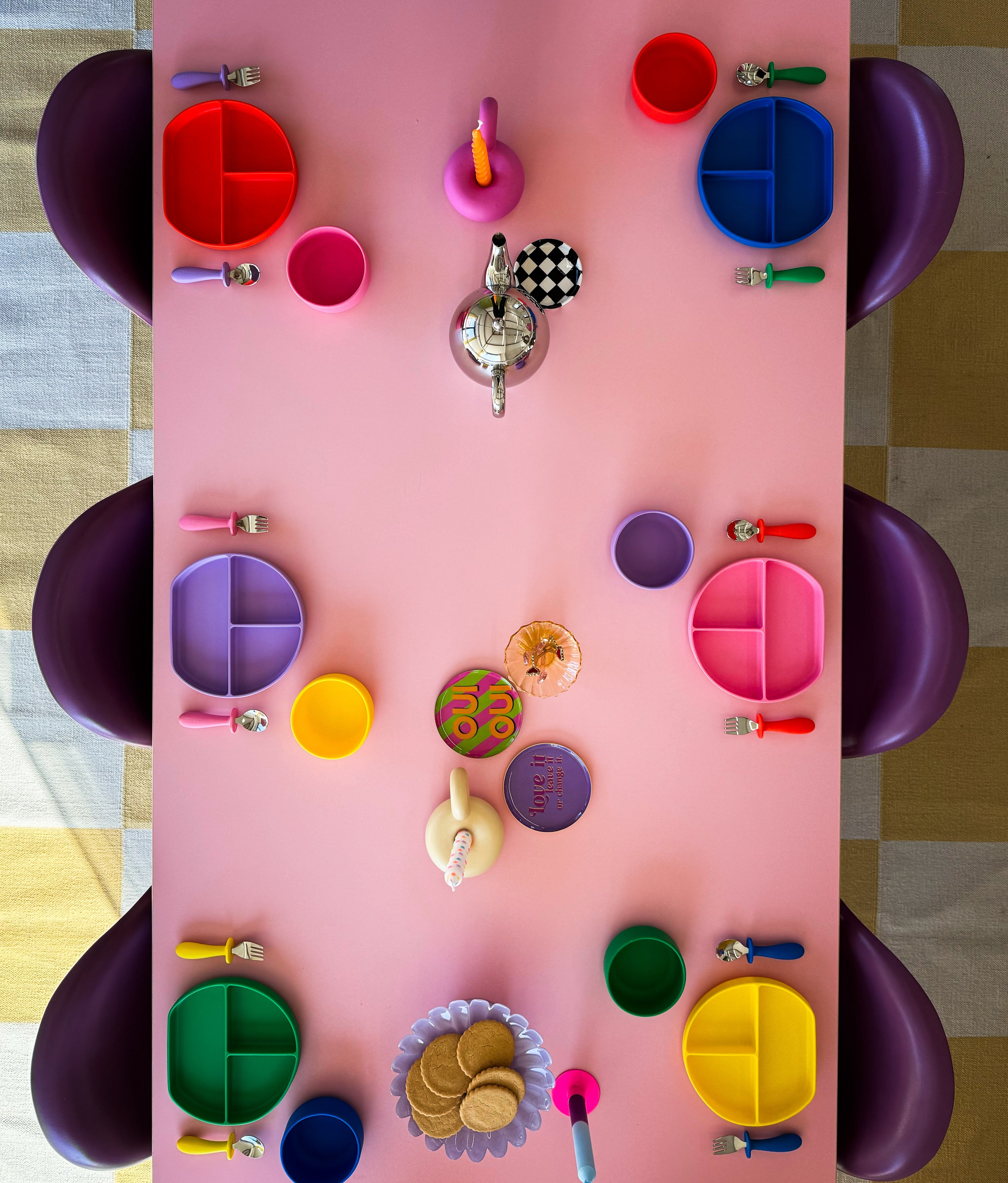 Tress Silicone spoon & fork Cool Blue