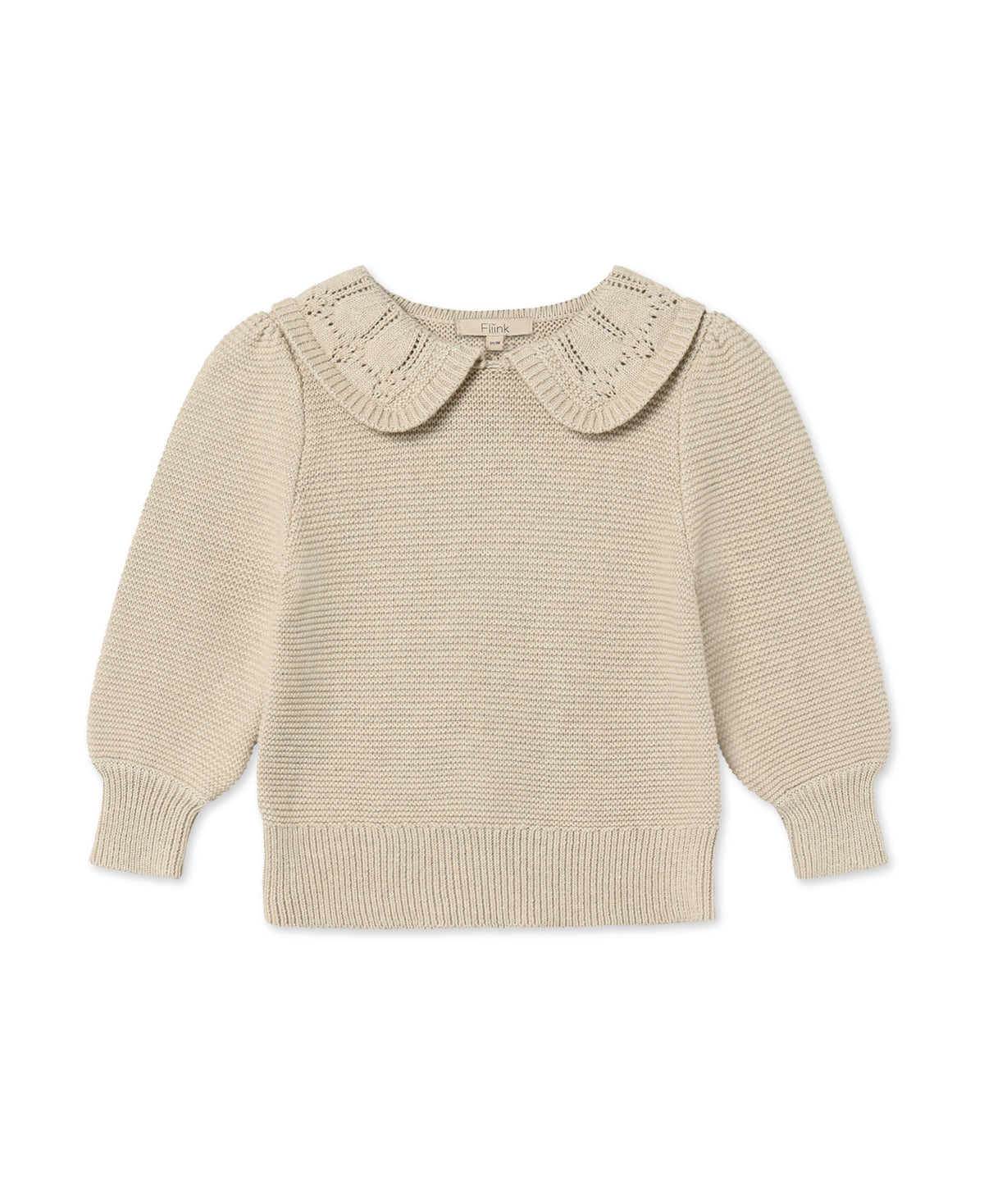 Fliink Julie LS Knit Blouse Sandshell
