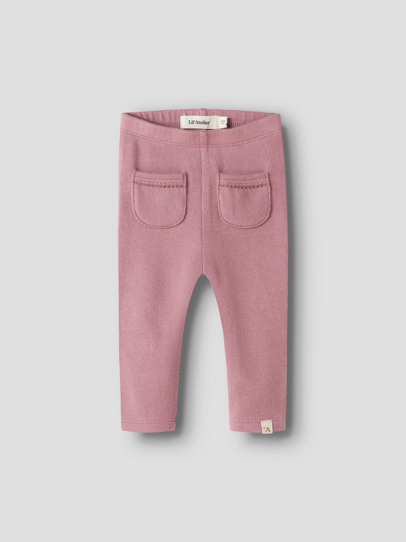 Lil Atelier Huk Slim Baby Legging Nostalgia Rose