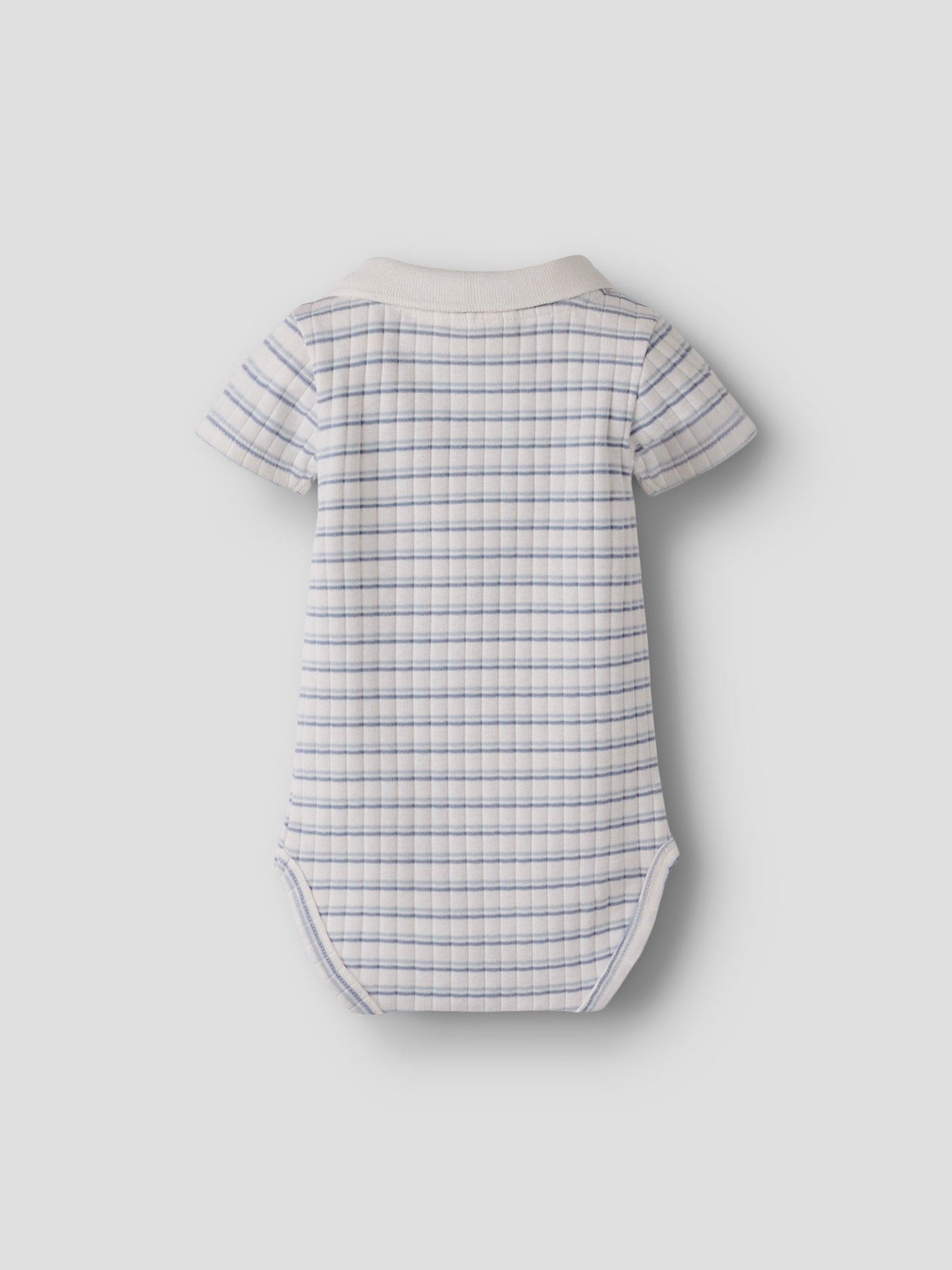 Lil Atelier Blue Baby Romper Korte mouw