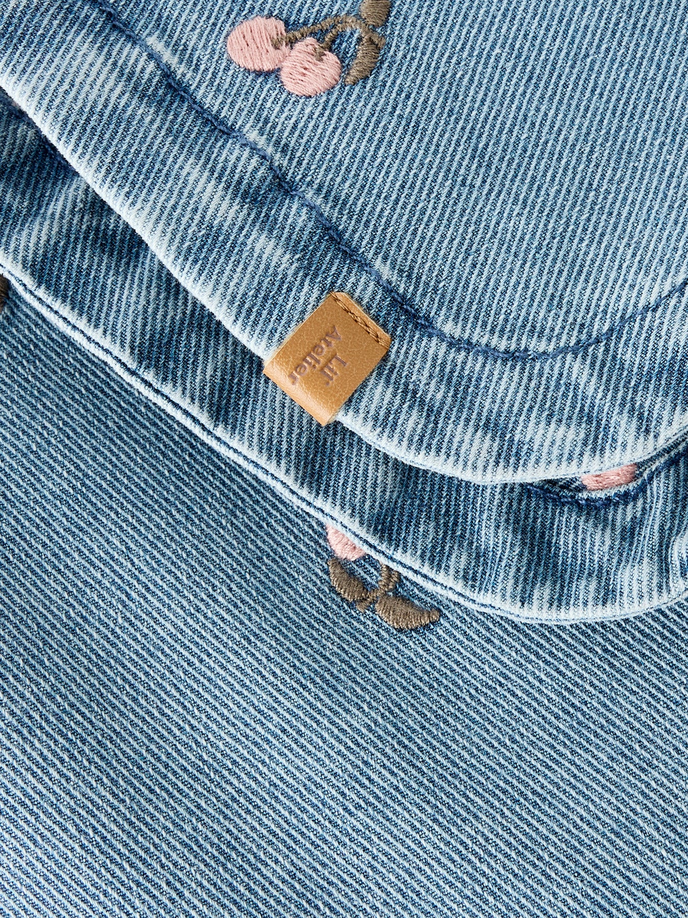 Lil Atelier Loose Denim Baby Jacket