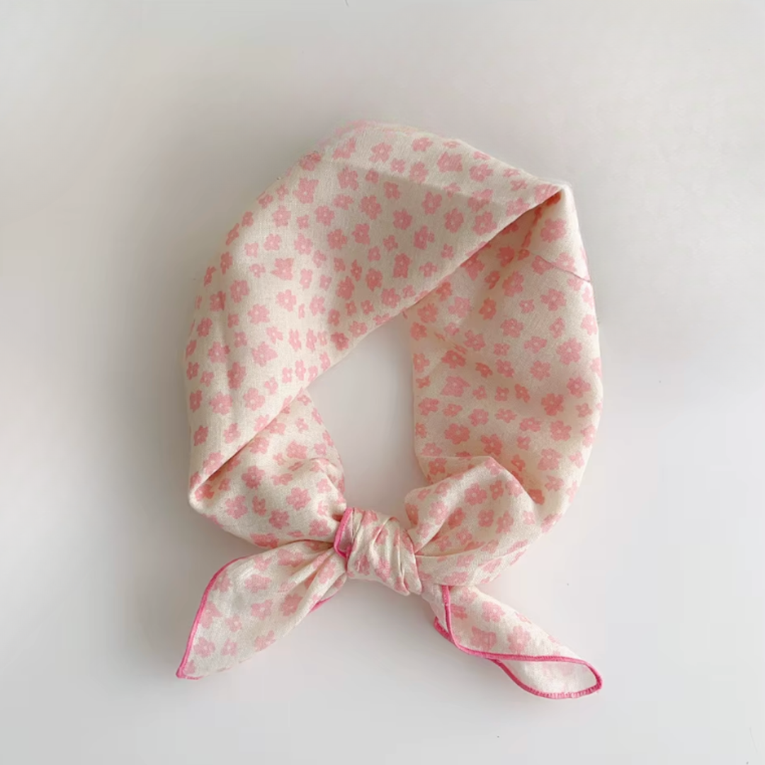 Maja Kids Fern Scarf Pink Details