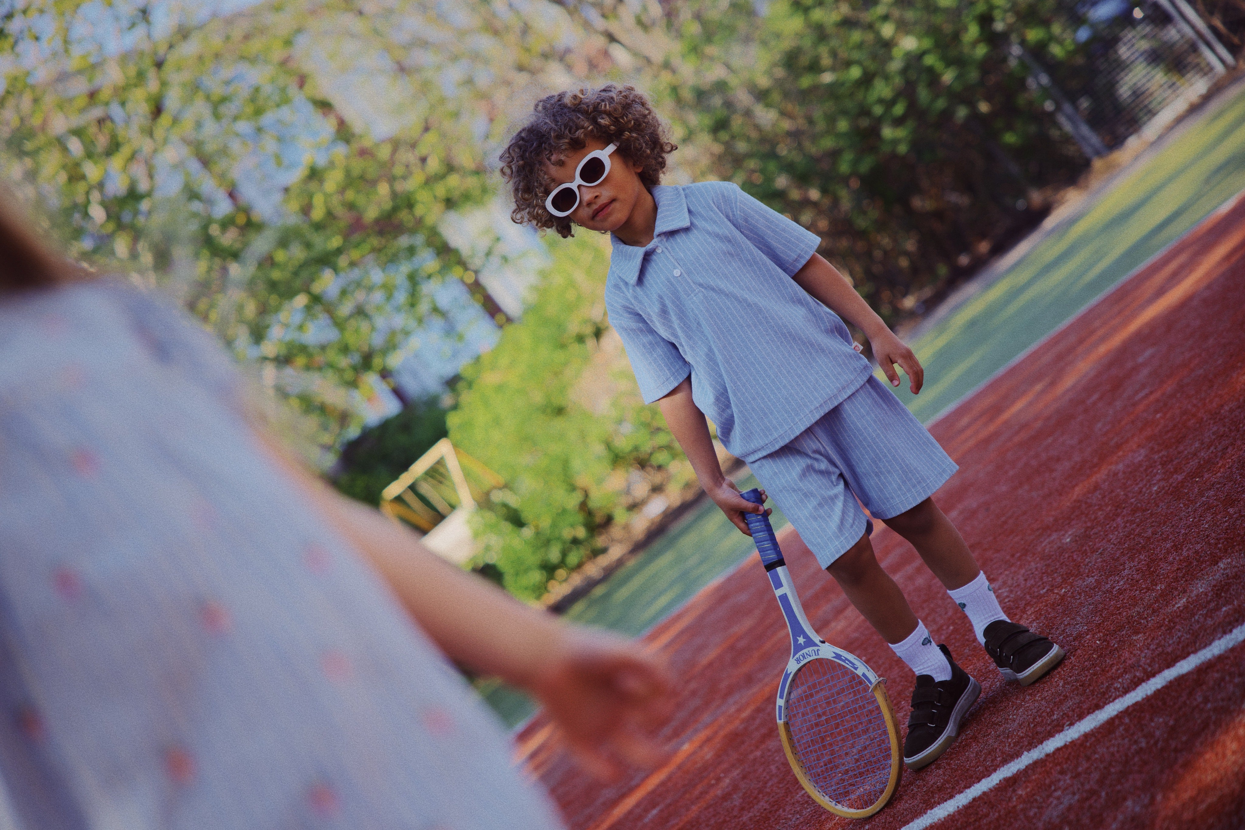 Flöss Nohr Bright Blue Stripe Shirt