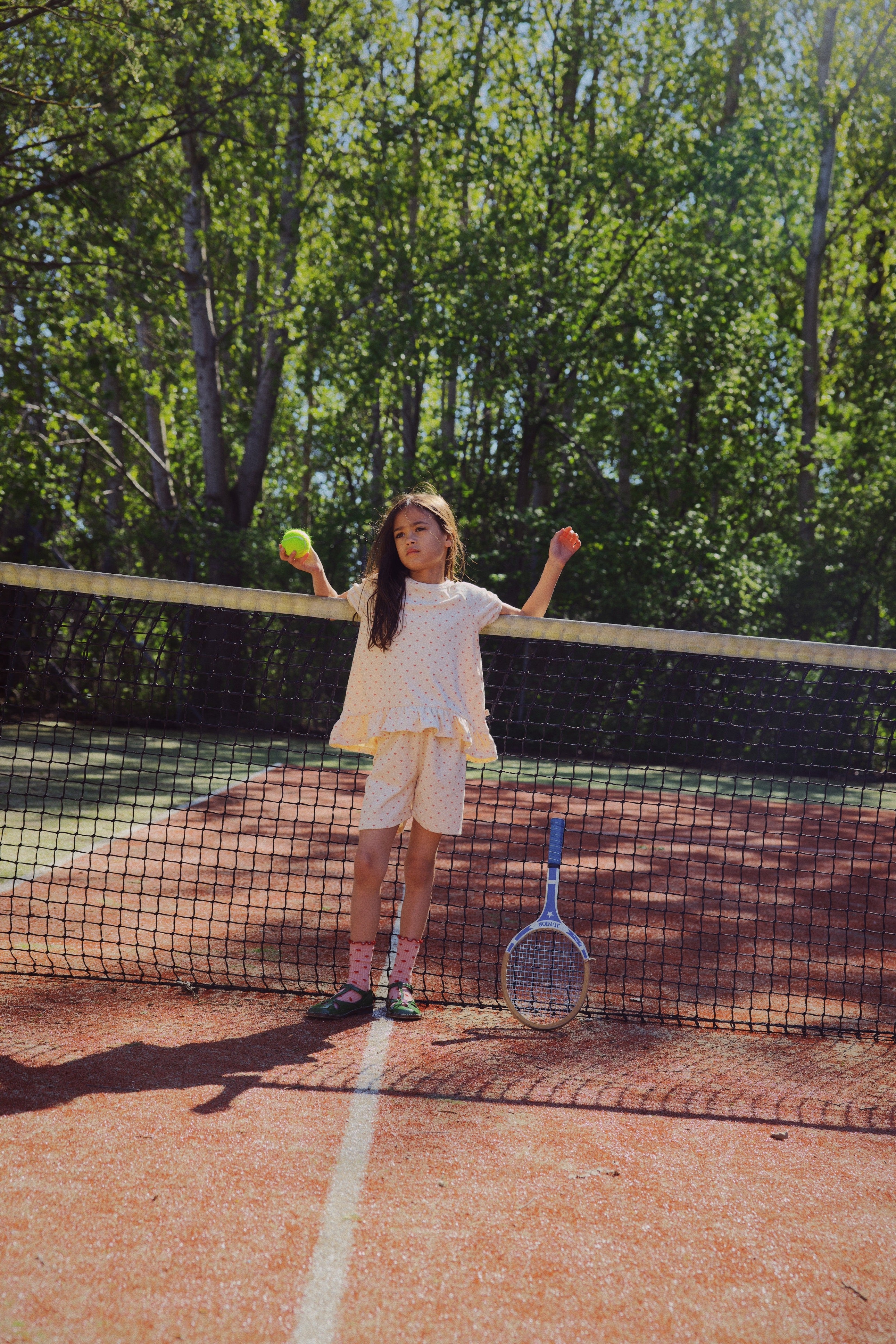 Flöss Nohr Blouse Shirt Cream Pink Heart