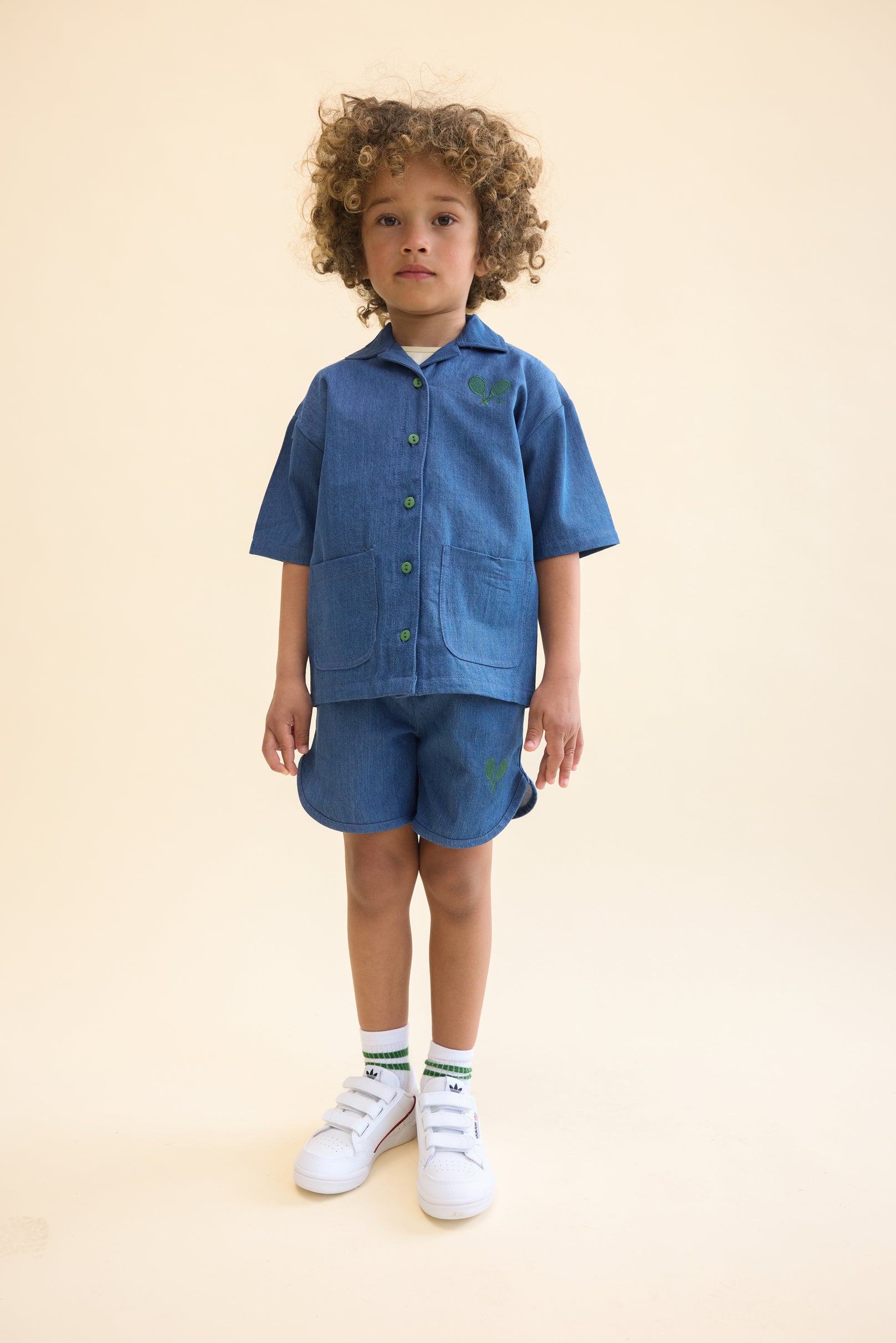 Flöss Victor Shirt Mid Blue