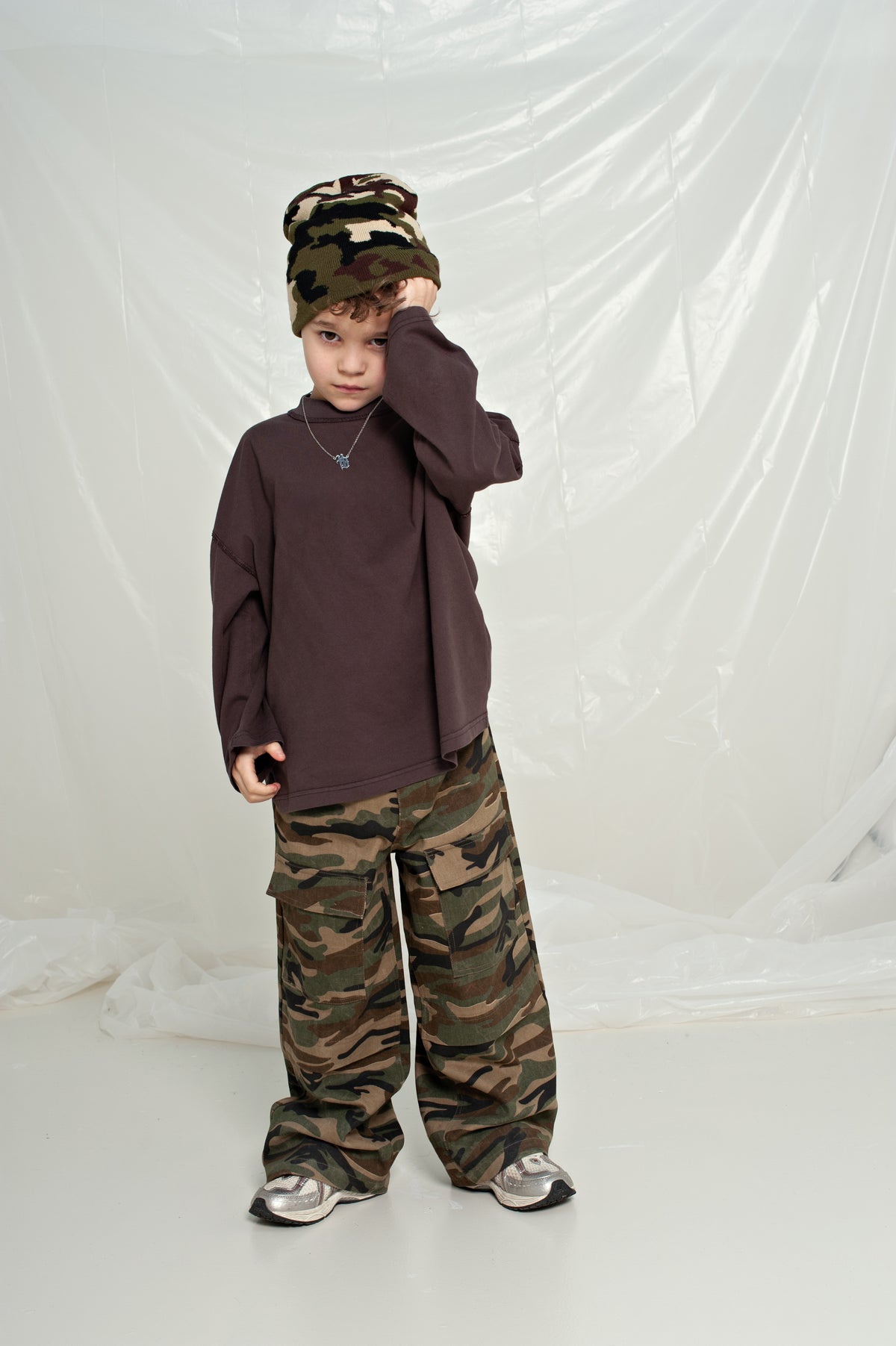 House Of Basicz Cargo Camo Pants
