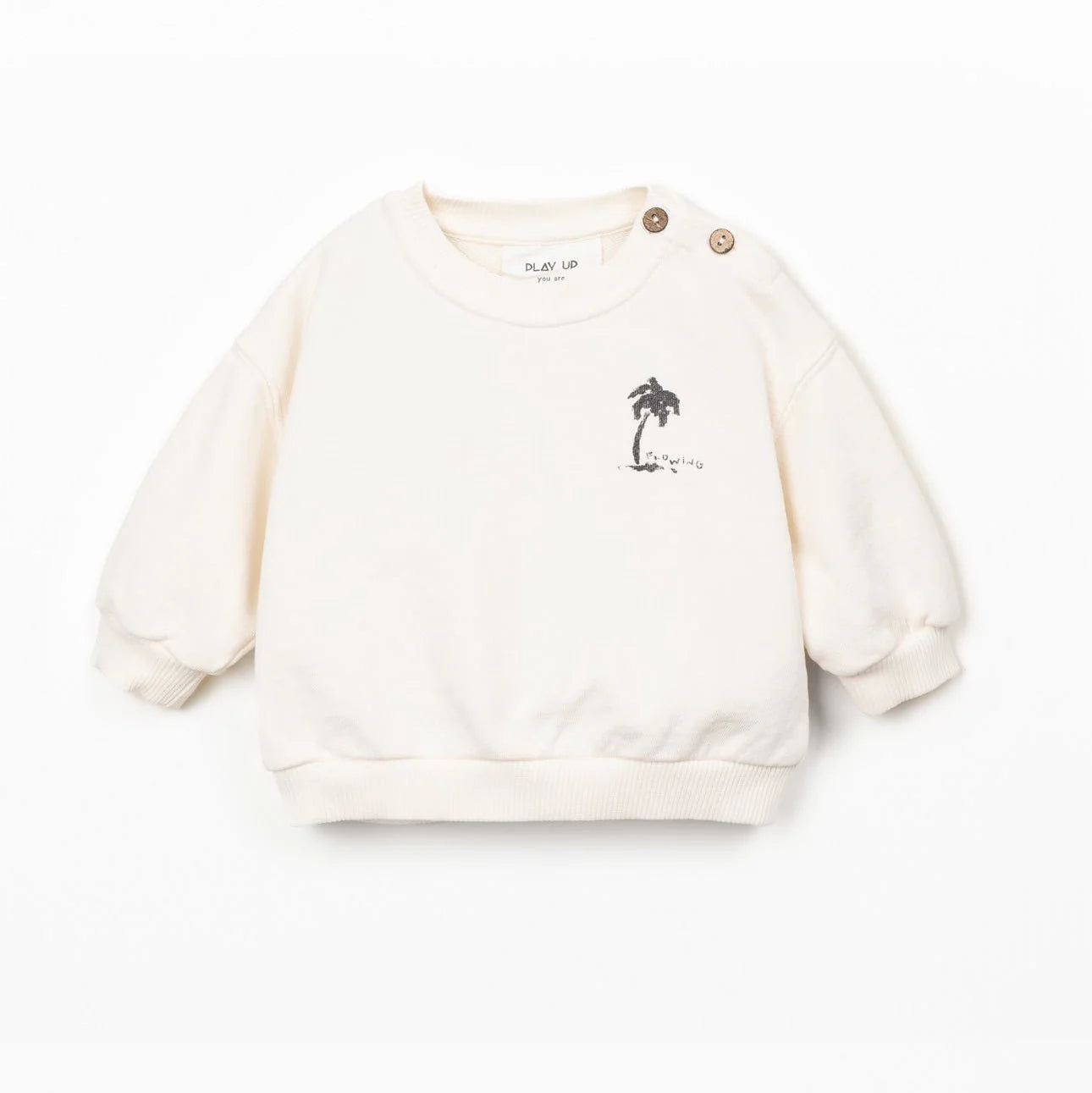 Play Up Beige Baby Palmtree sweater