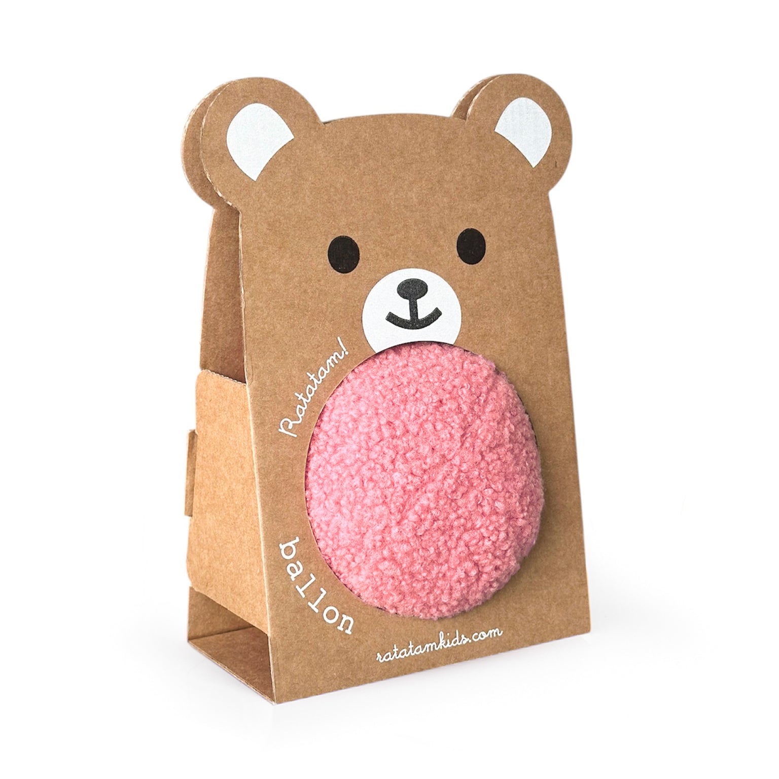 Ratatam Ballon Bal Roze Pluche 12 CM