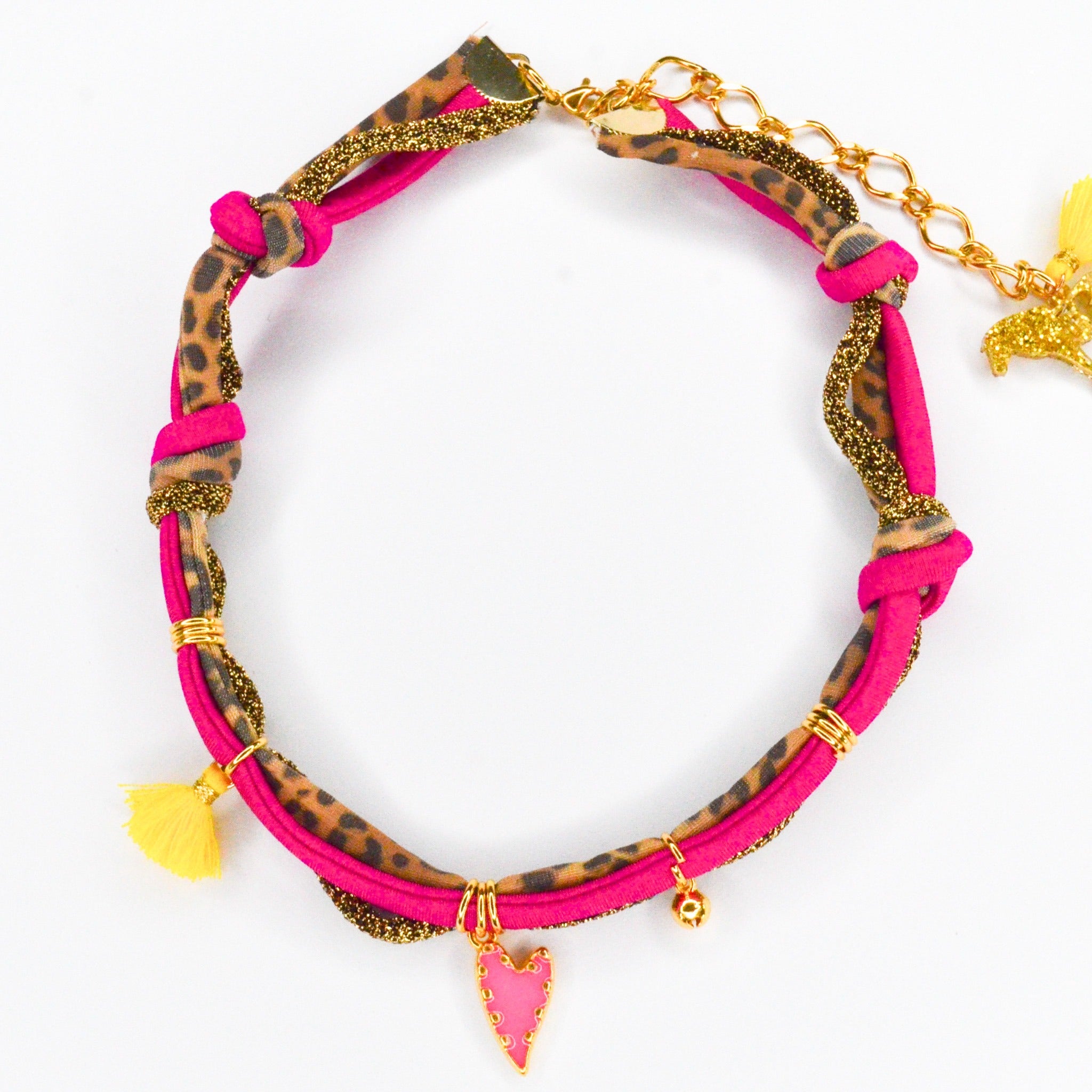 Feestbeest Ibiza Korte Ketting Panter