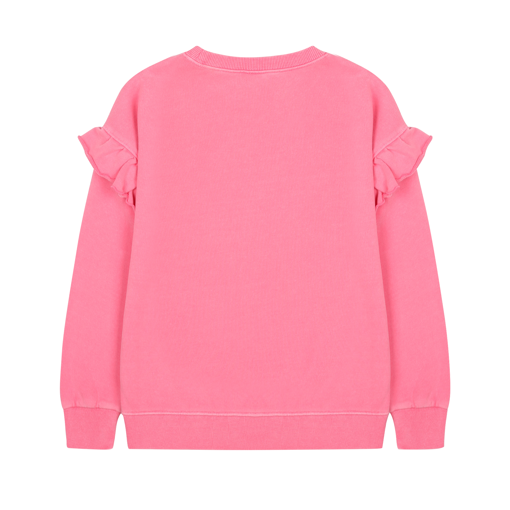 Jelly Mallow Together Pigment Ruffled Sweatshirt Girls