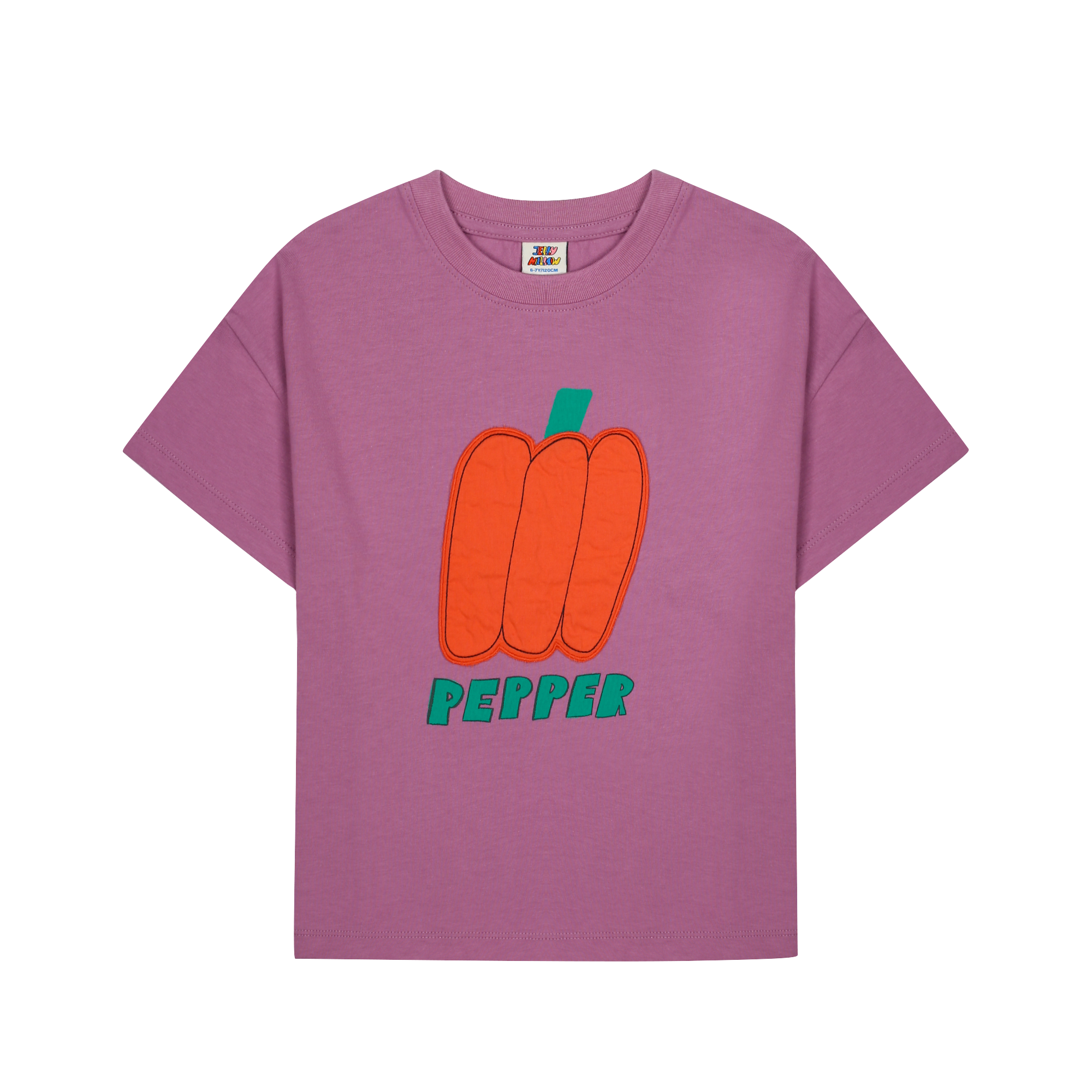 Jelly Mallow Bell Pepper Applique T-shirt
