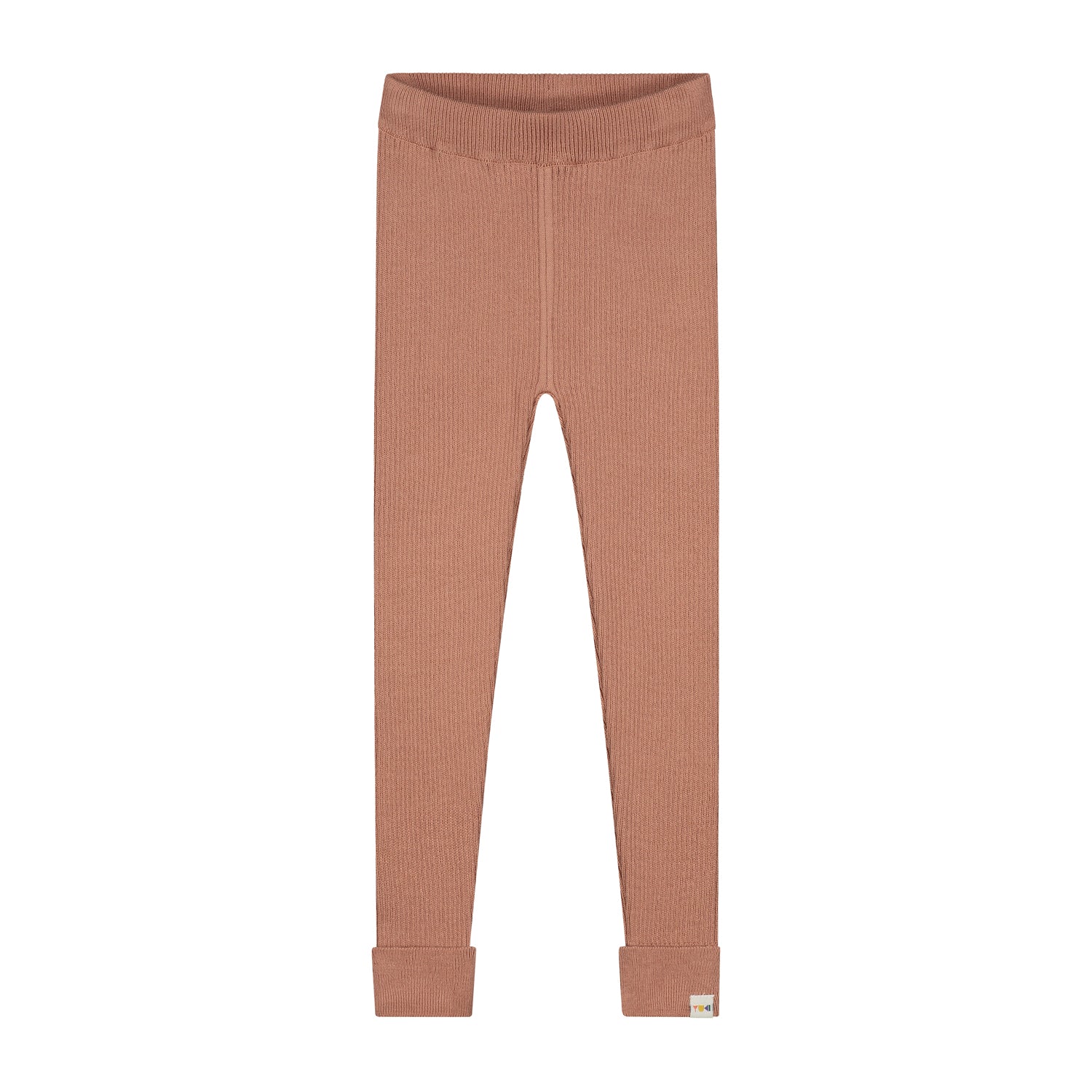 Yuki Knitted Legging Fine Rib Vintage Pink