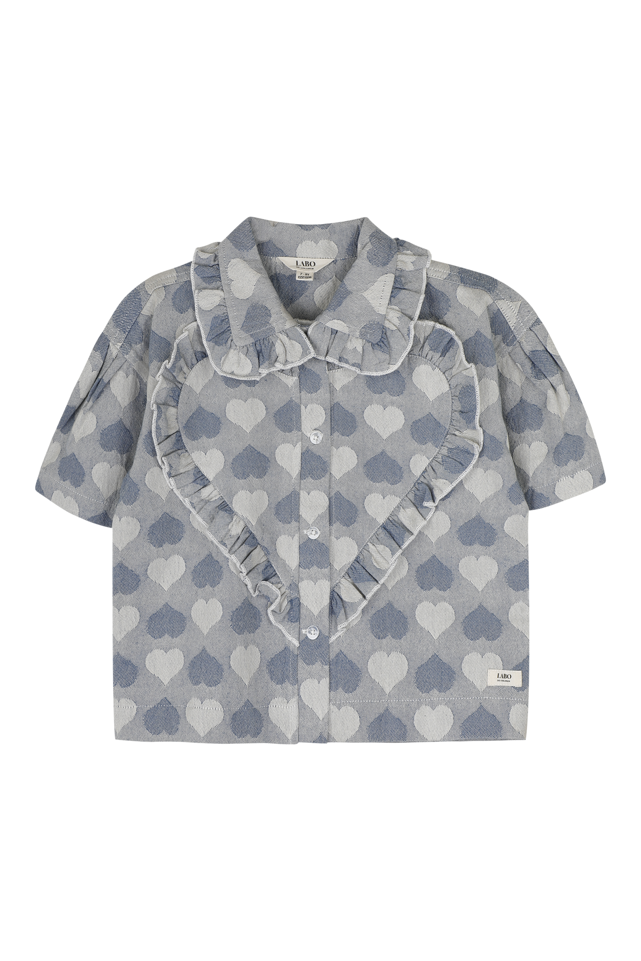 Labo De Colores Laila Blouse Blue Denim Light