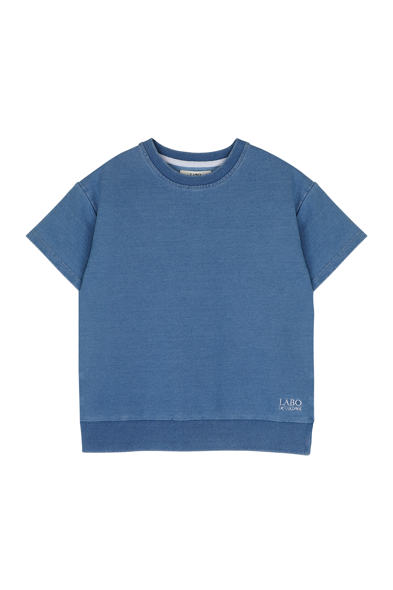 Labo De Colores Lion T-shirt Blue Denim Light